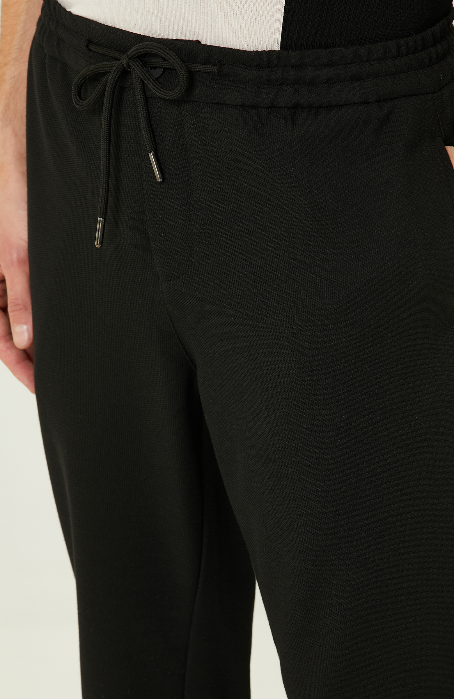 Siyah Duble Paça Eşofman