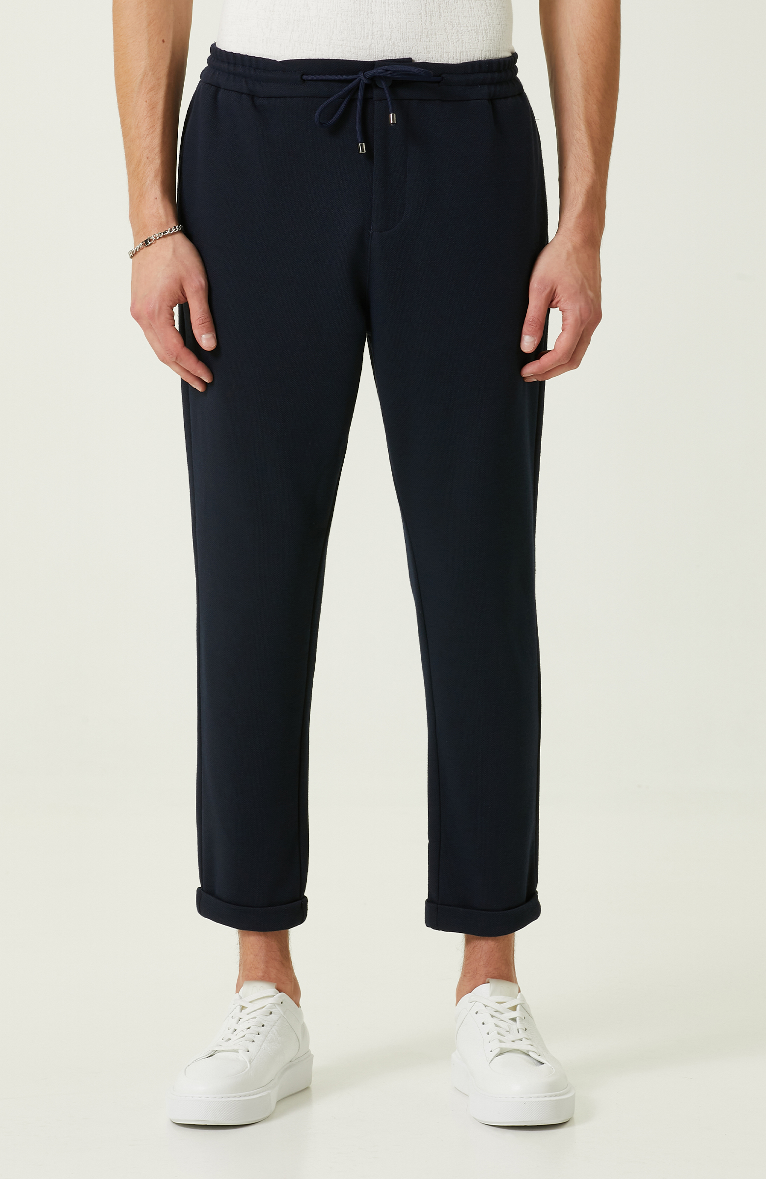 Lacivert Duble Paça Eşofman