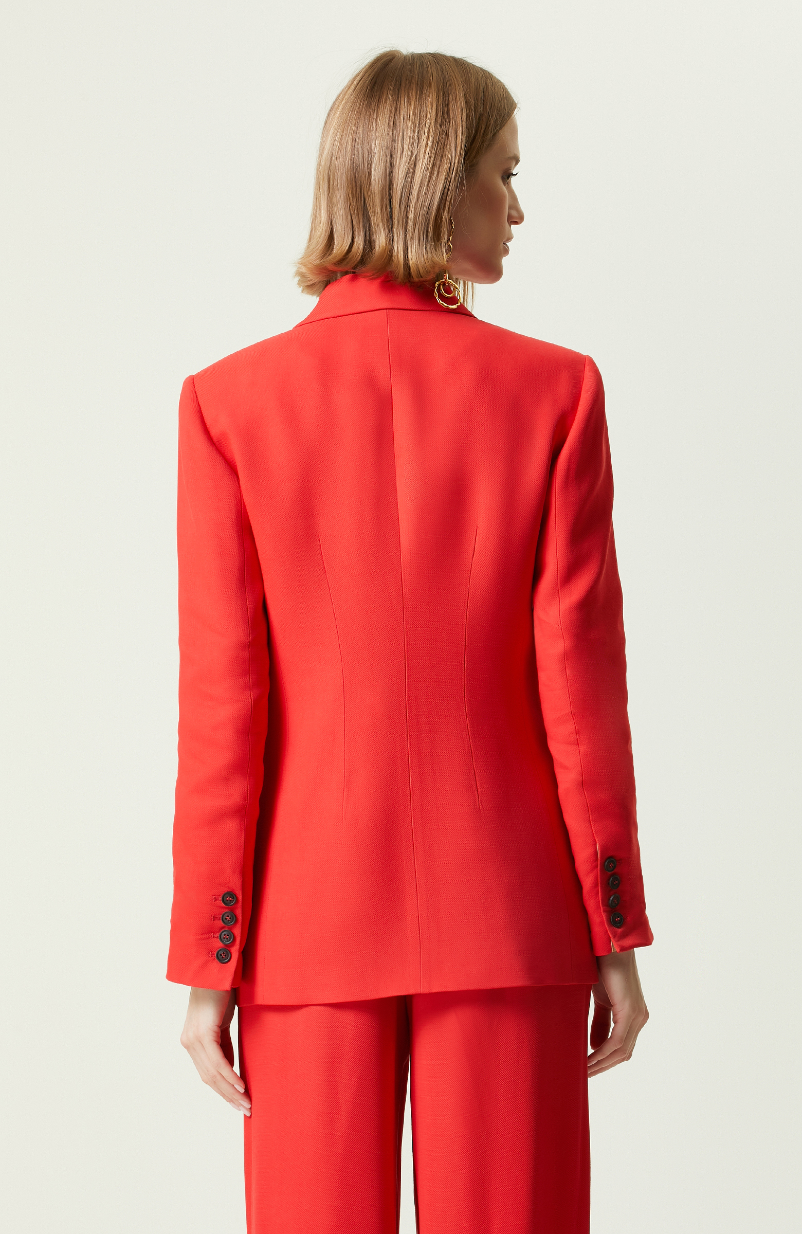 Nar Çiçeği Blazer Ceket