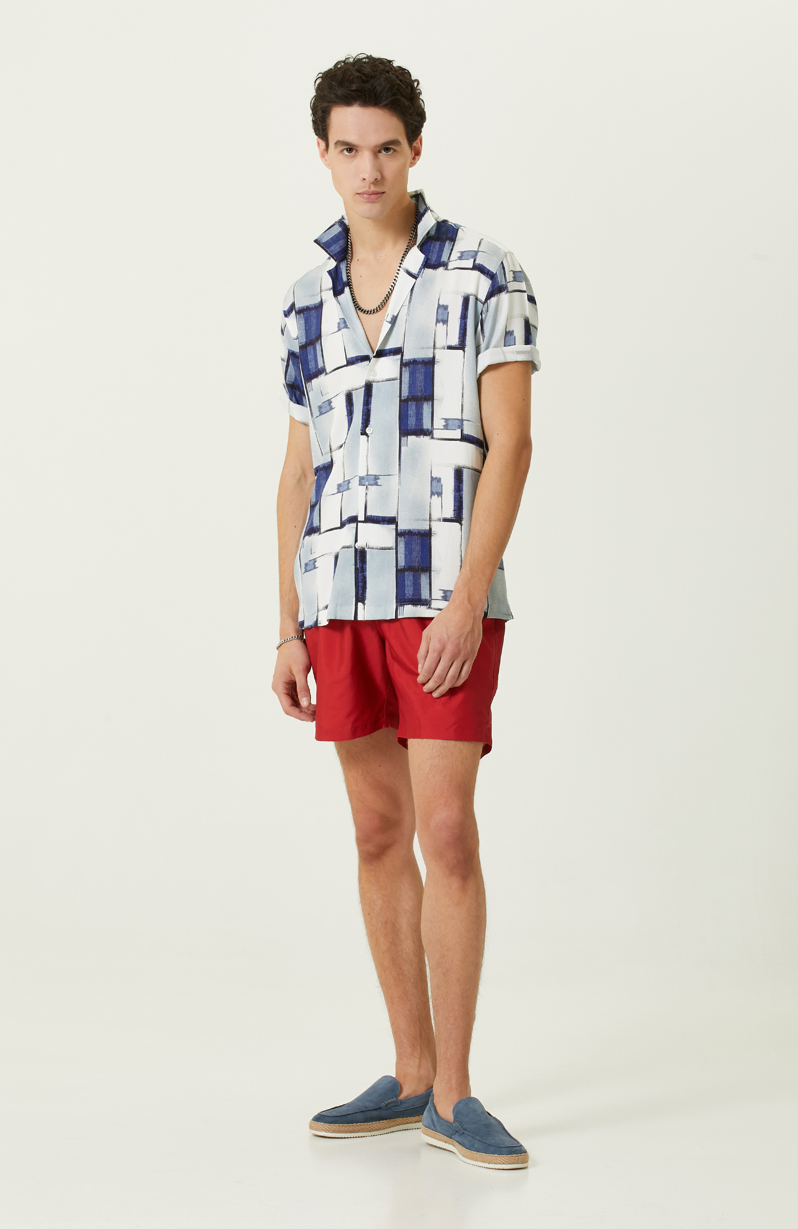 Kırmızı Şort Mayo