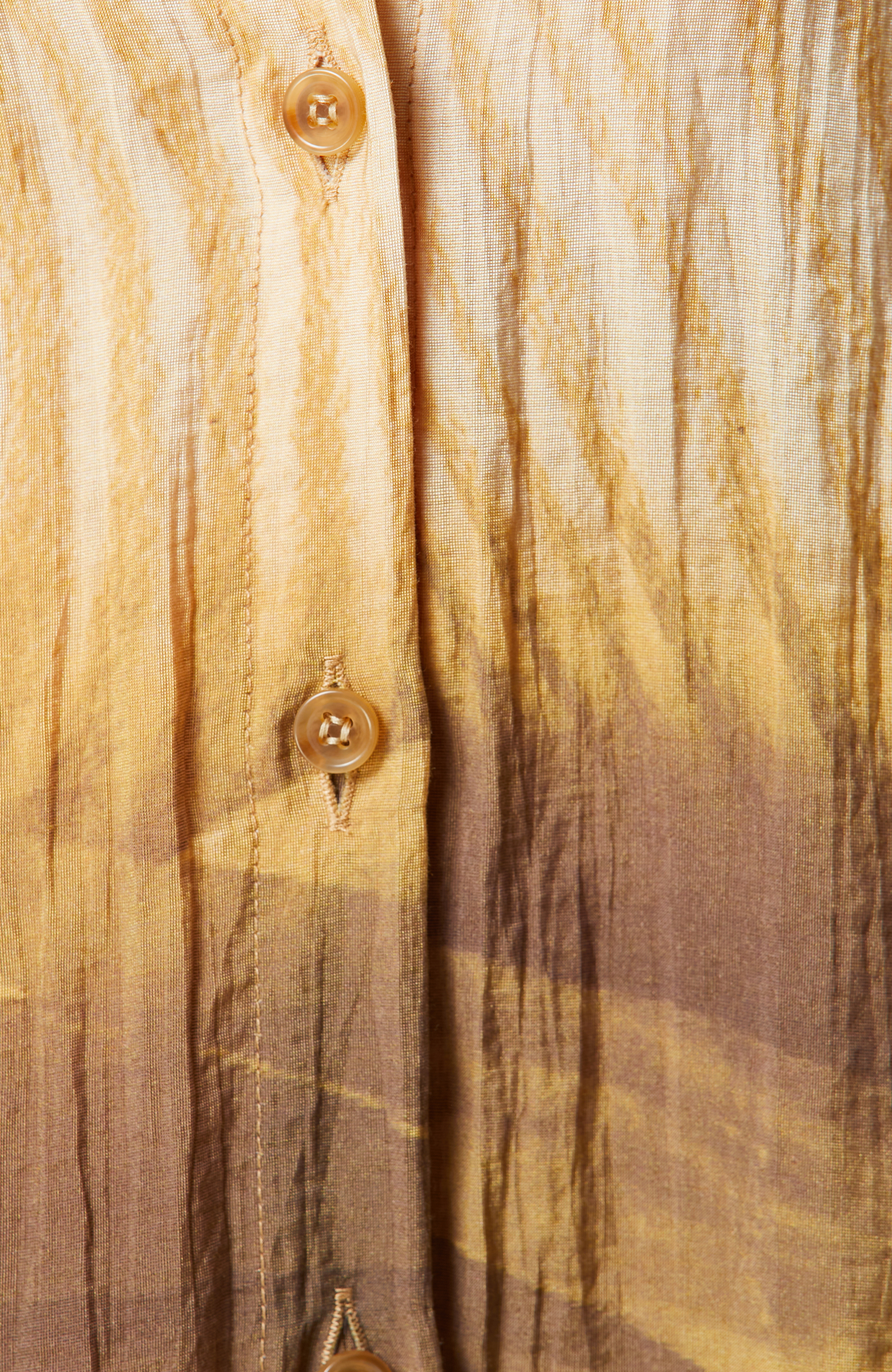 Camel Desenli Uzun Kollu Gömlek