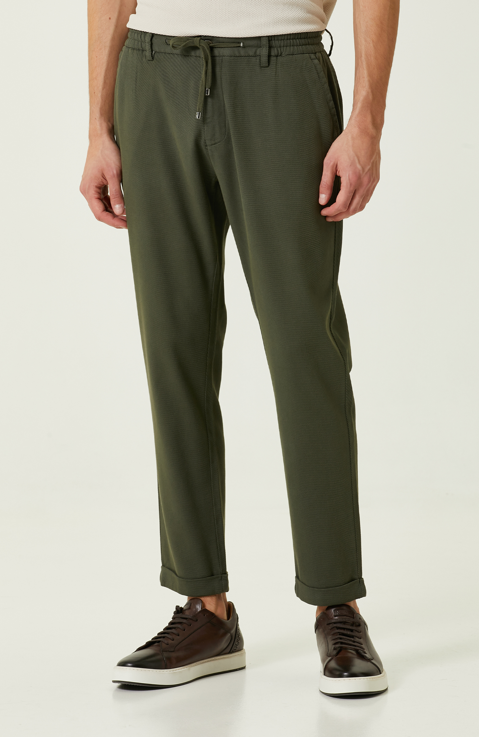 Haki Duble Paça Pantolon