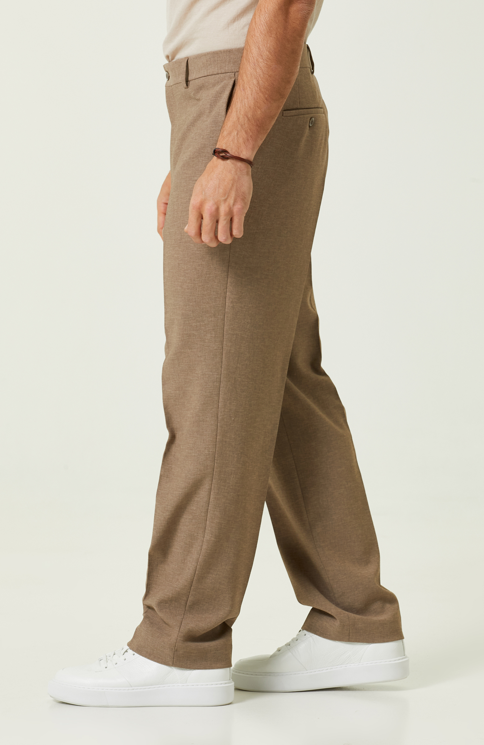 Vizon Jakarlı Bol Paça Pantolon