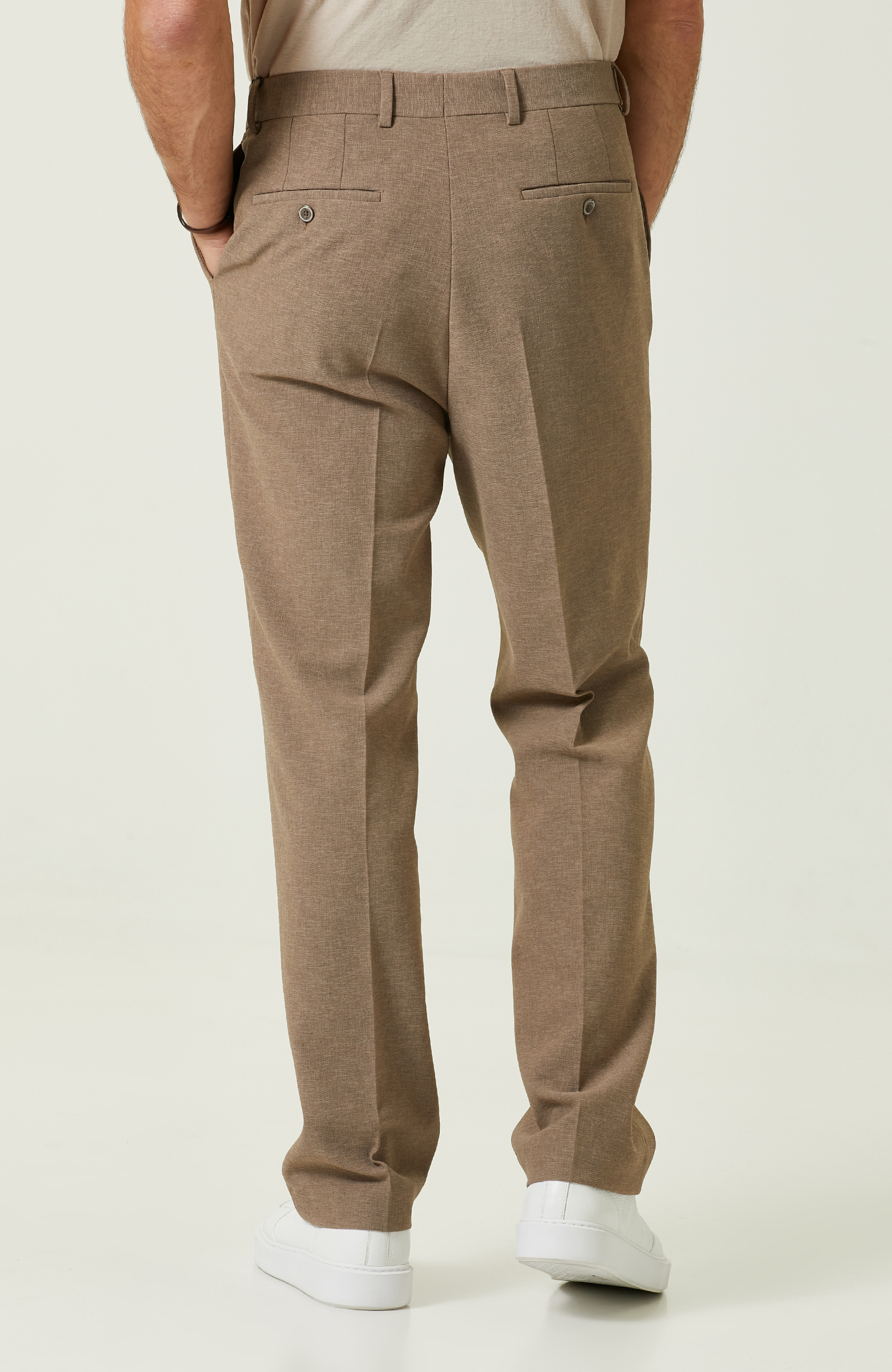 Vizon Jakarlı Bol Paça Pantolon