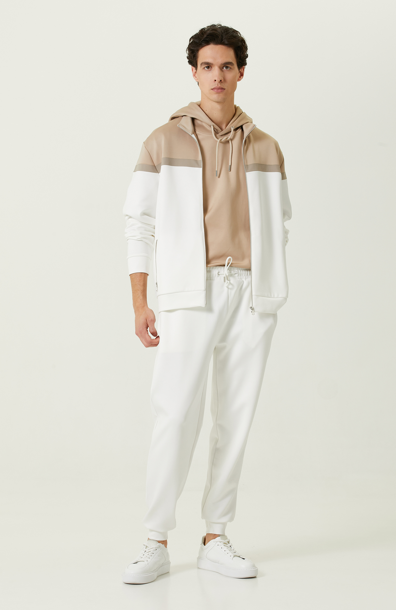 N-Tech Camel Dik Yaka  Sweatshirt