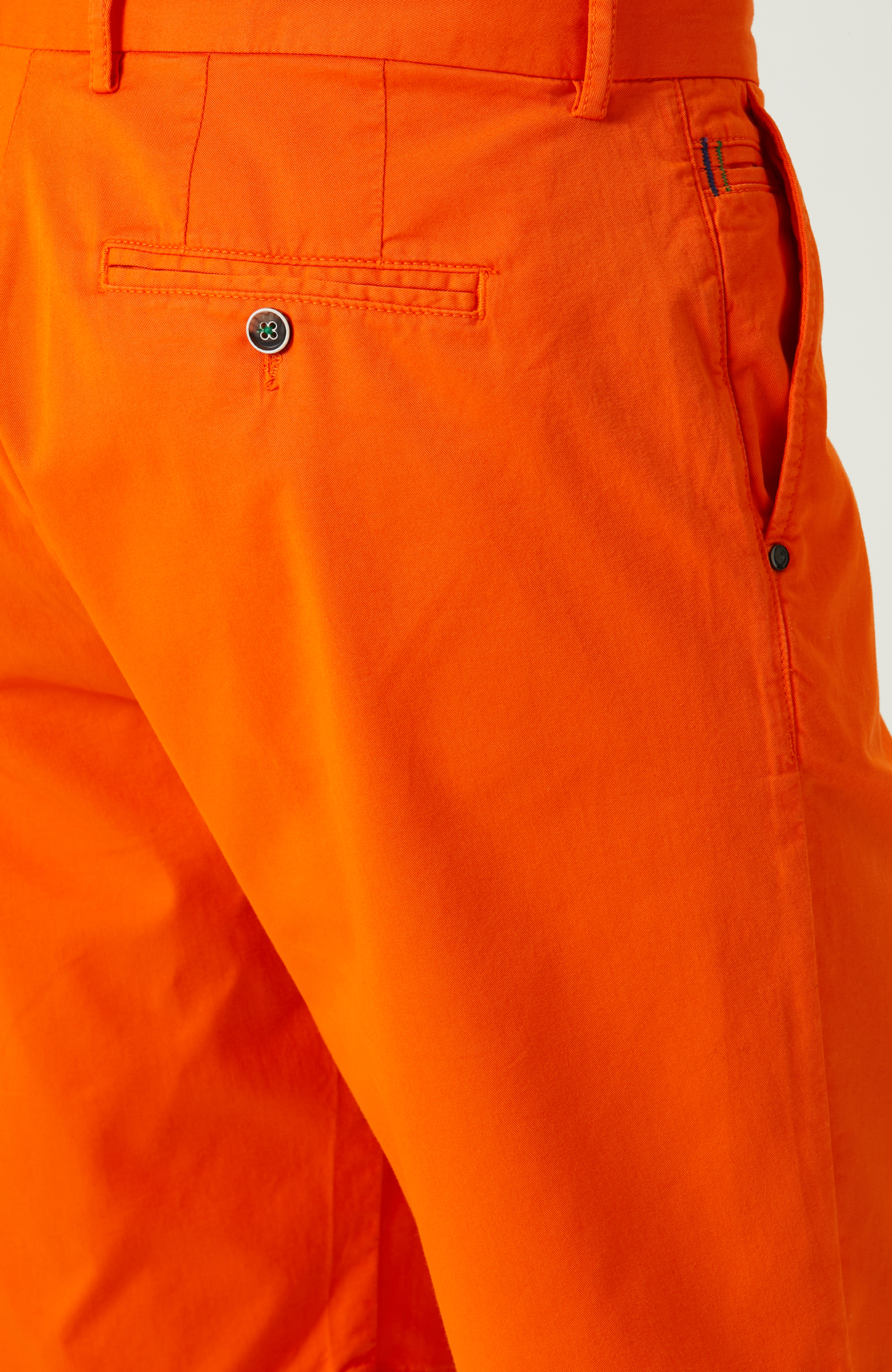 Turuncu Duble Paça Şort