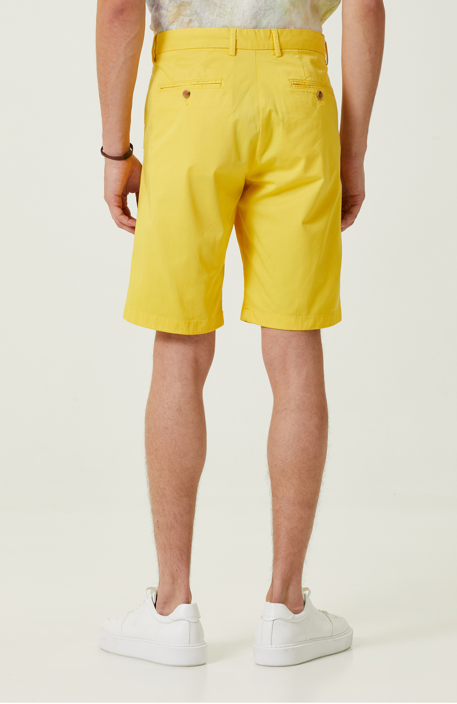 Sarı Duble Paça Şort