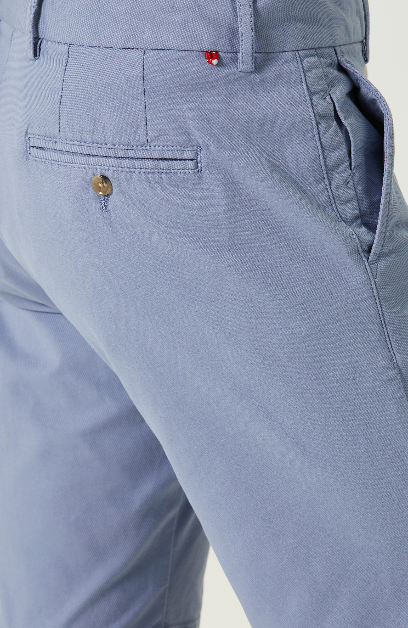 Buz Mavisi Duble Paça Şort