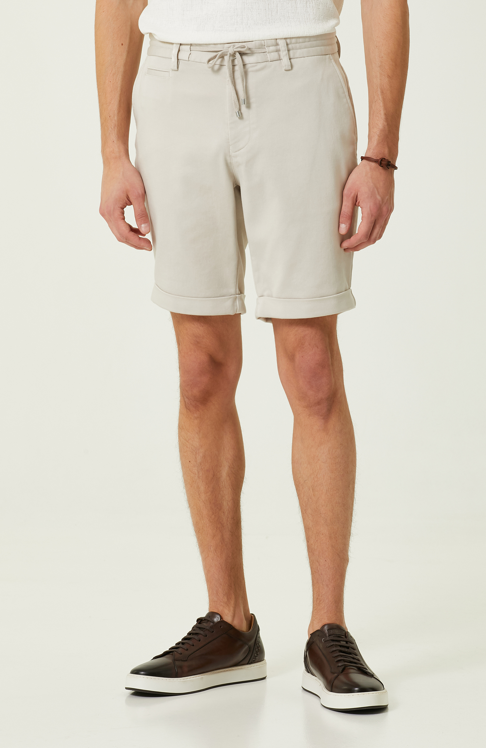 Bej Duble Paça Şort