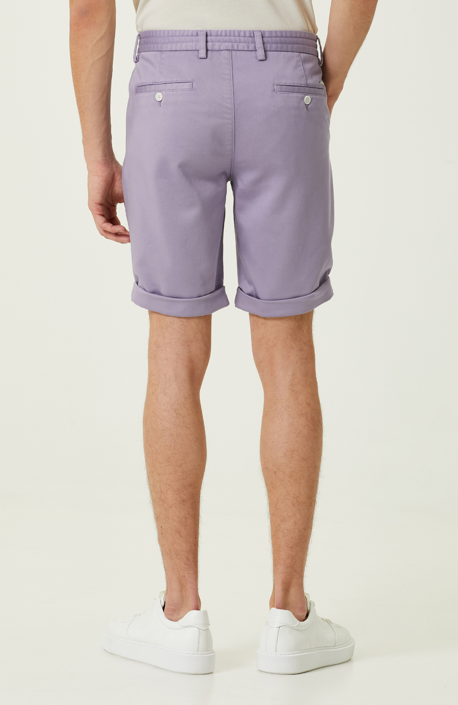 Lila Duble Paça Şort