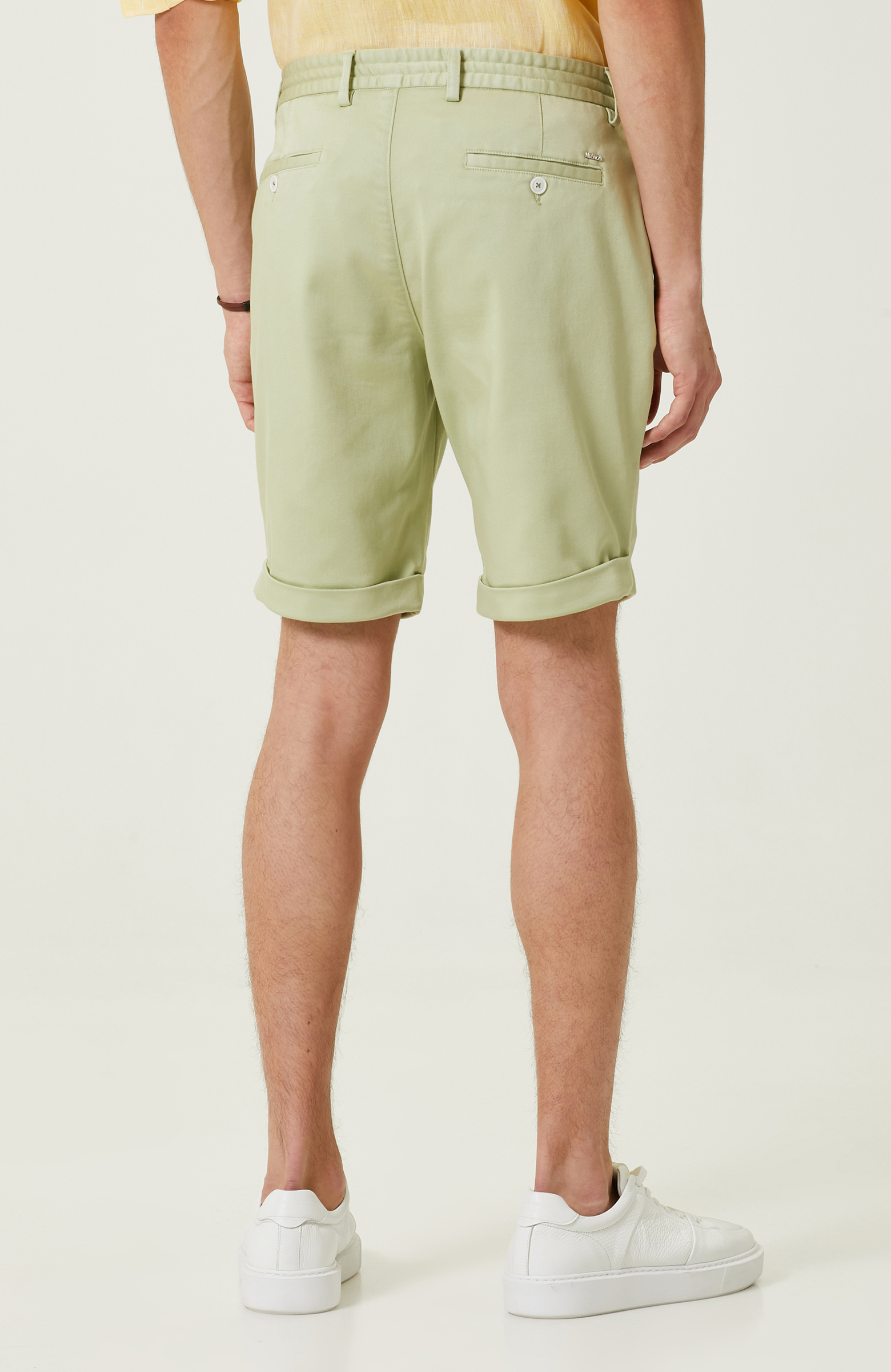 Yeşil Duble Paça Şort