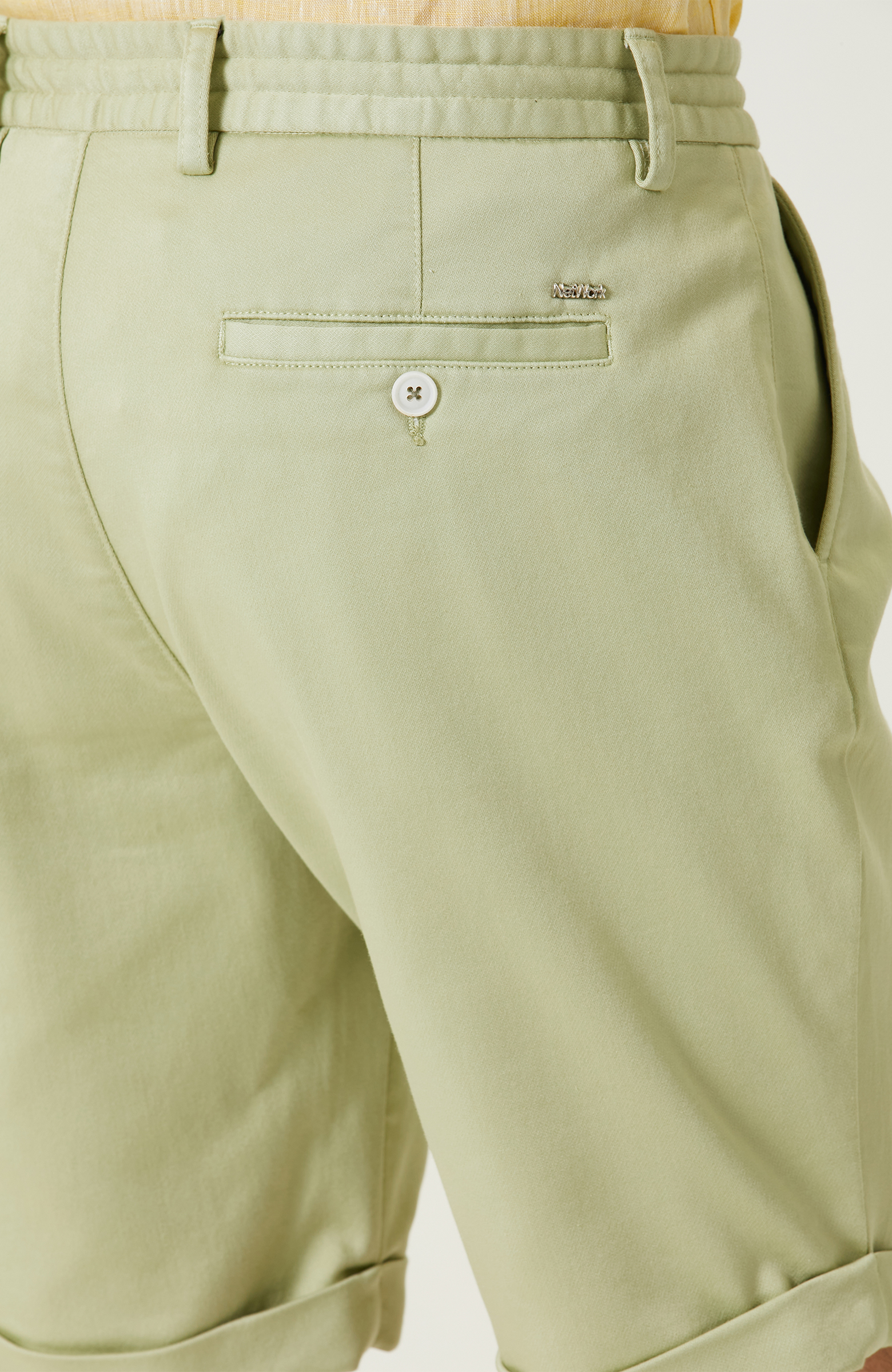 Yeşil Duble Paça Şort