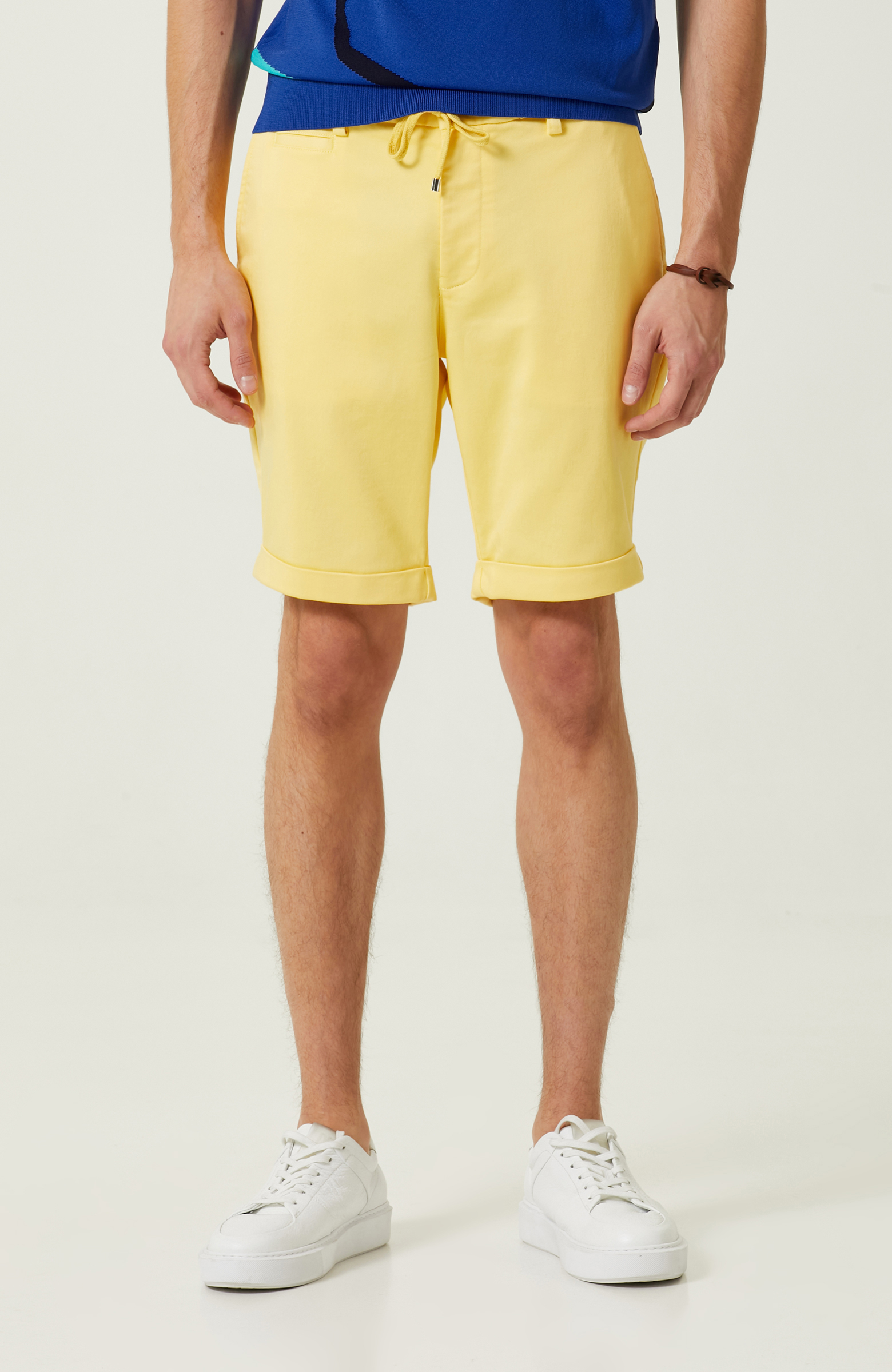 Sarı Duble Paça Şort