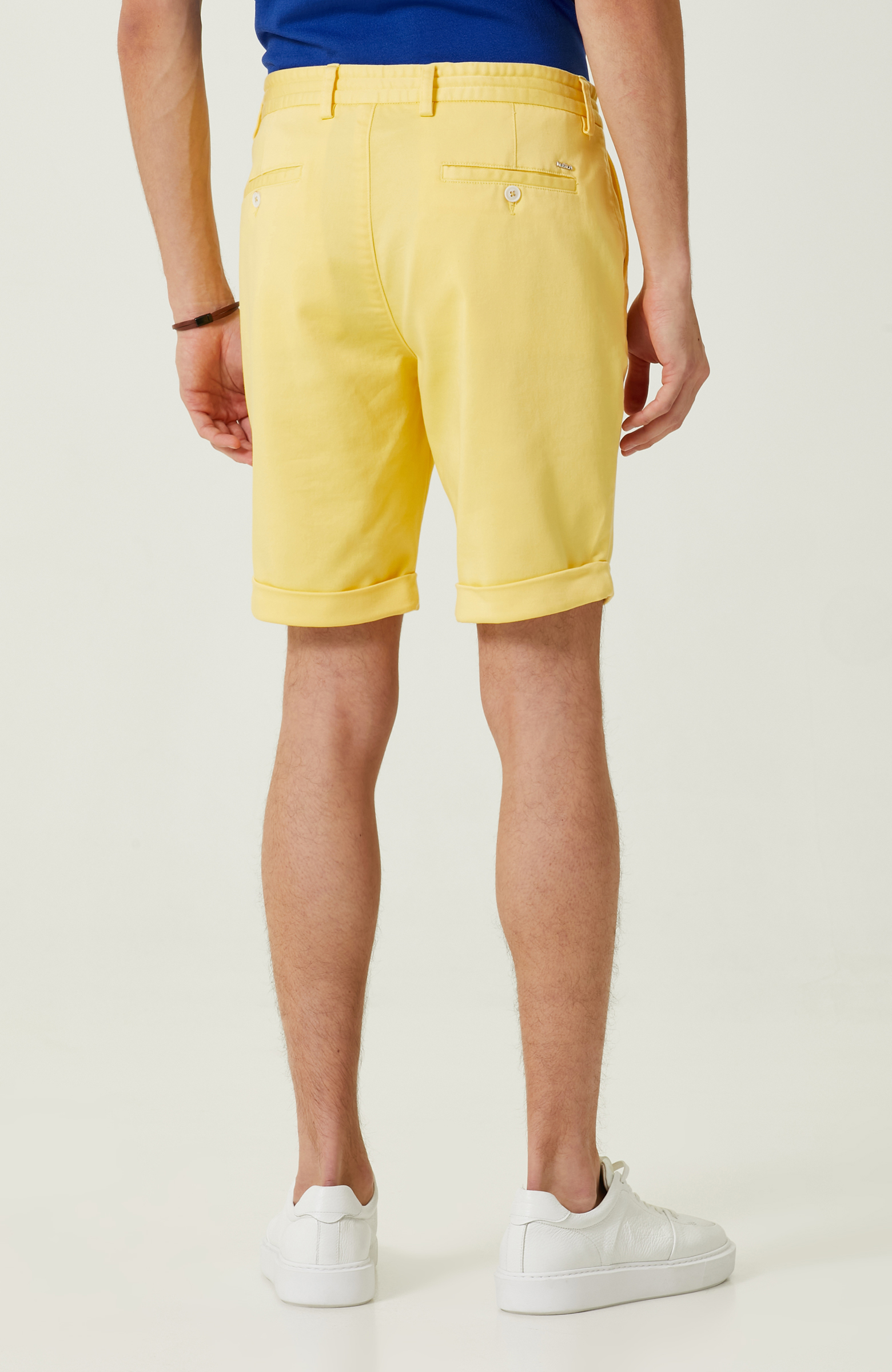 Sarı Duble Paça Şort