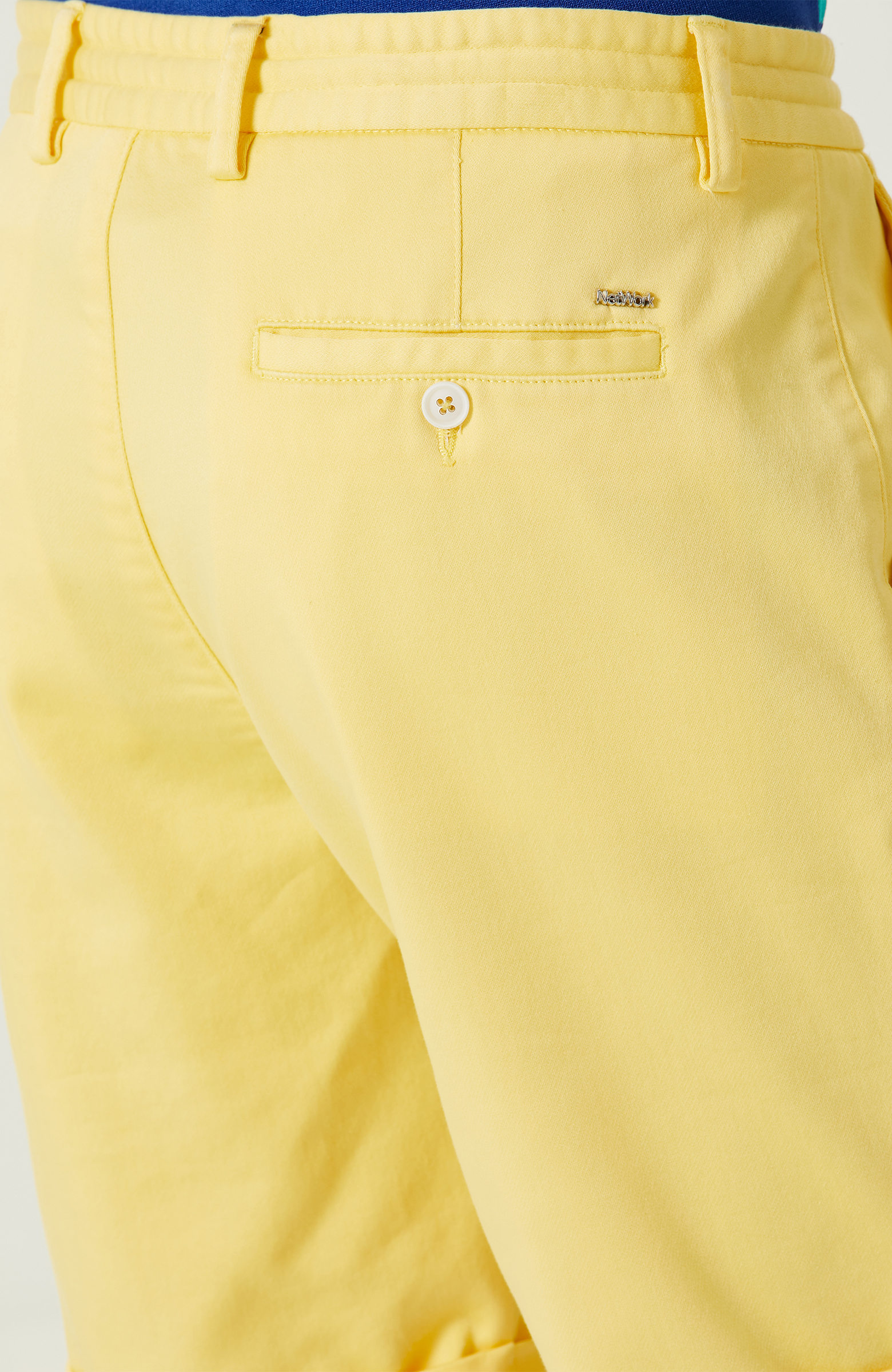 Sarı Duble Paça Şort