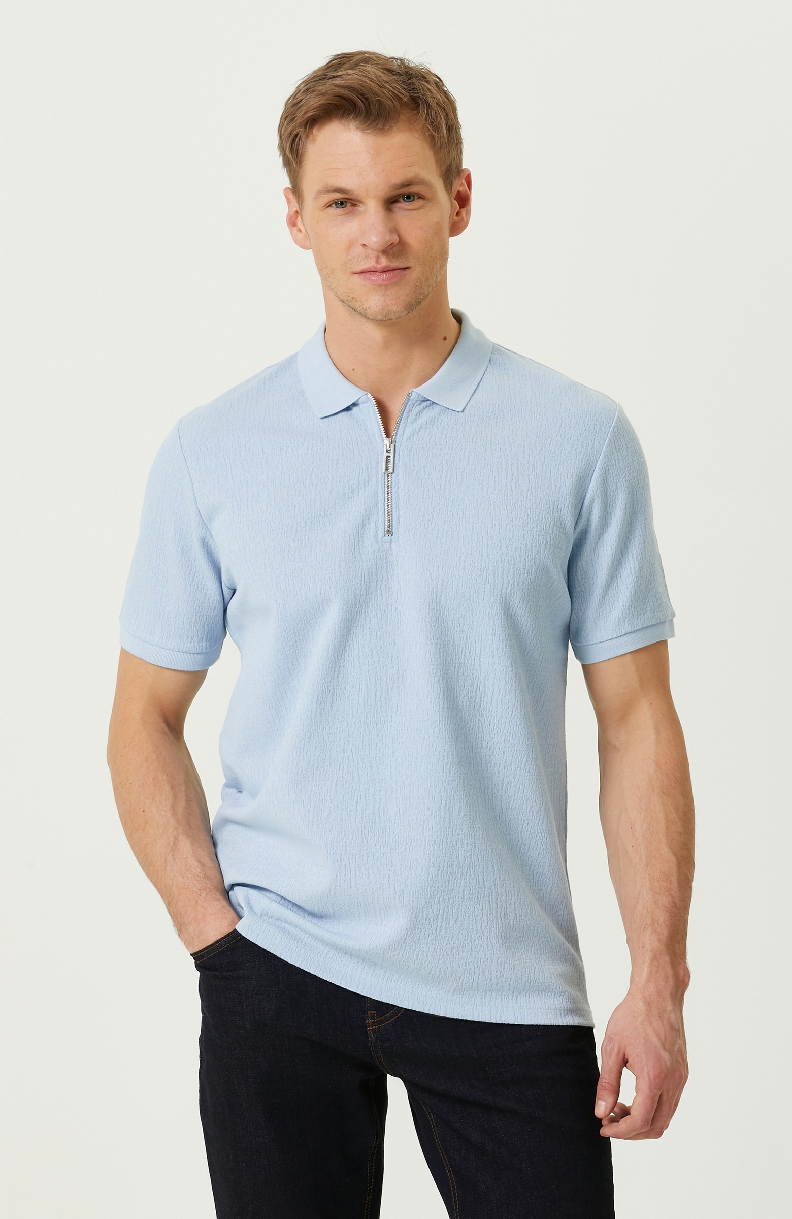 Mavi Polo Yaka T-shirt