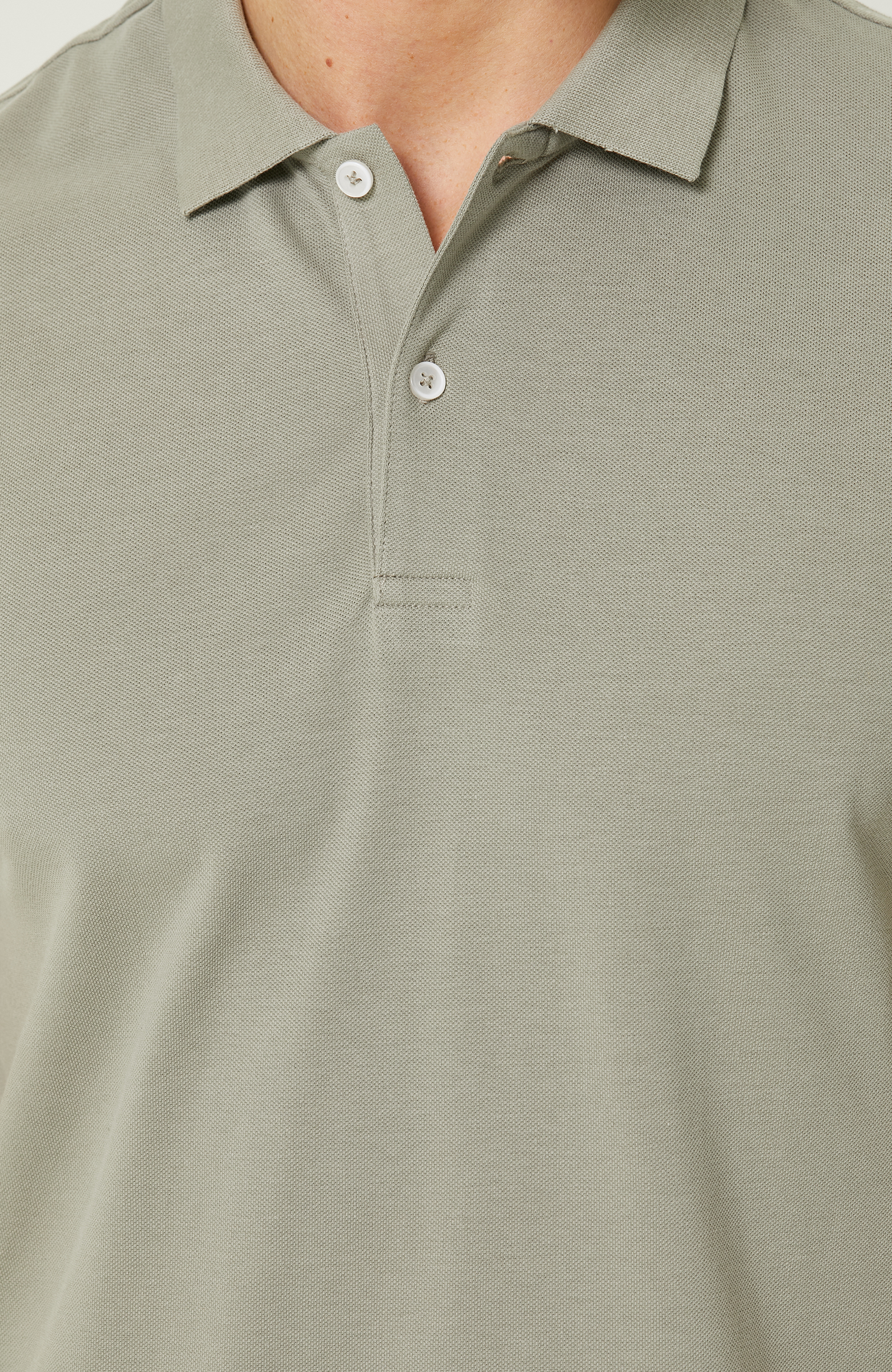 Haki Kısa Kollu Polo Yaka T-shirt