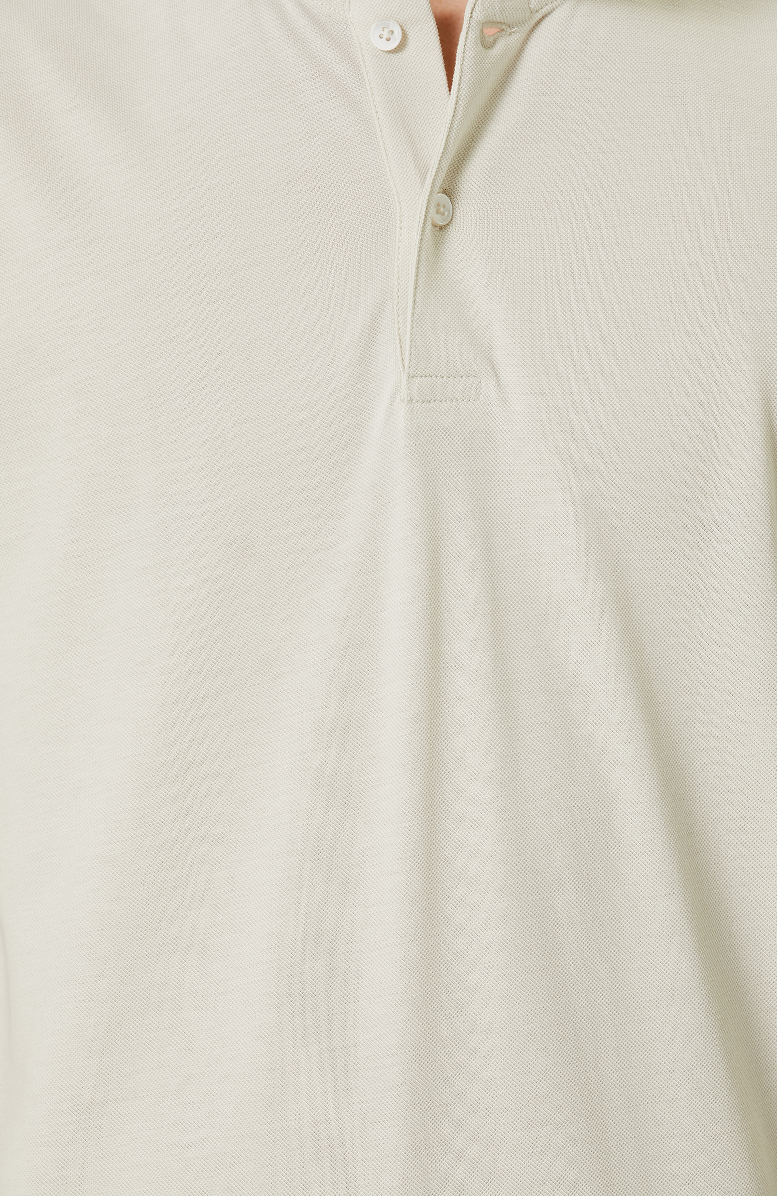 Taş Rengi Polo Yaka Pamuklu T-Shirt