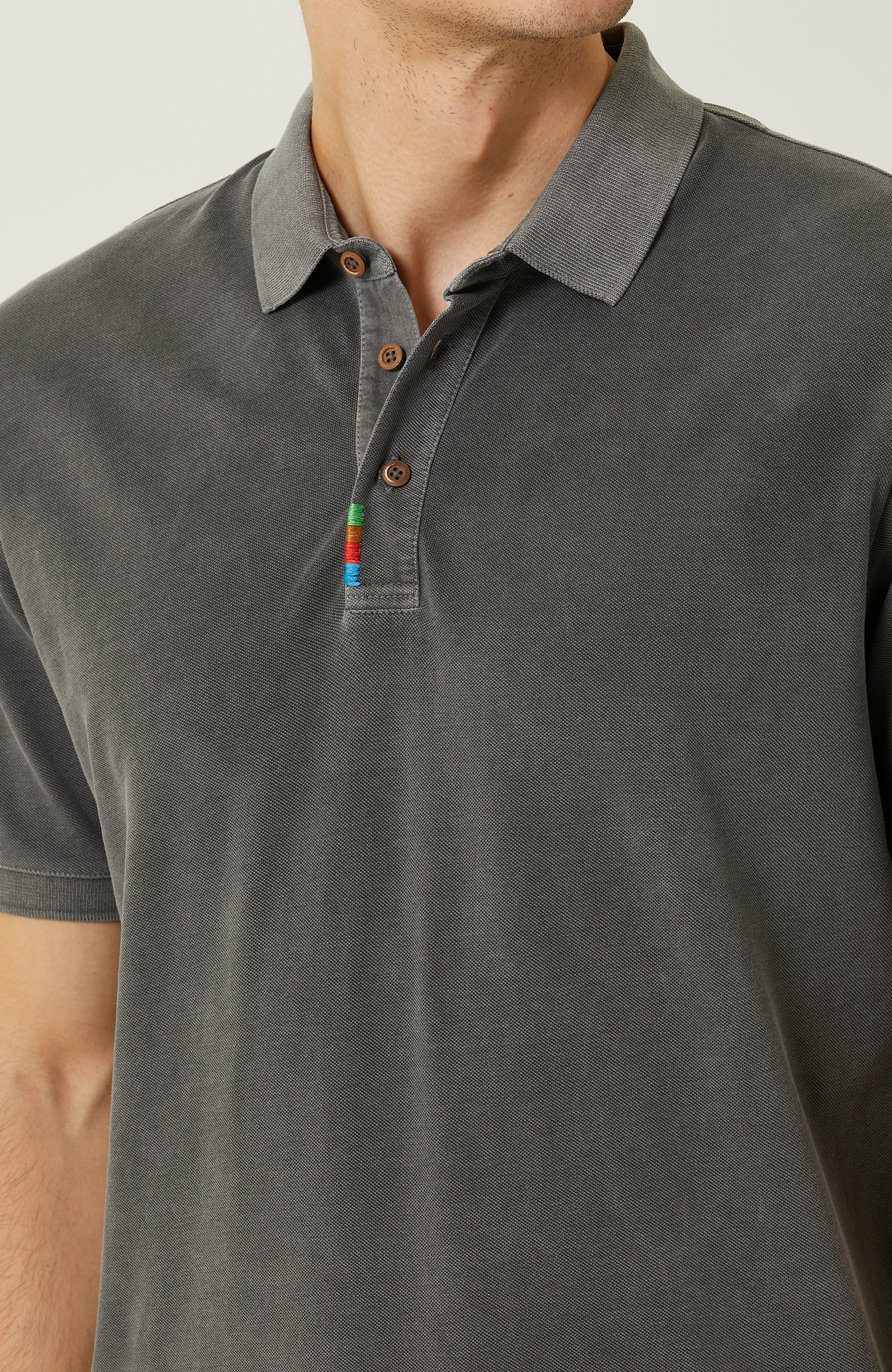 Antrasit Polo Yaka T-Shirt