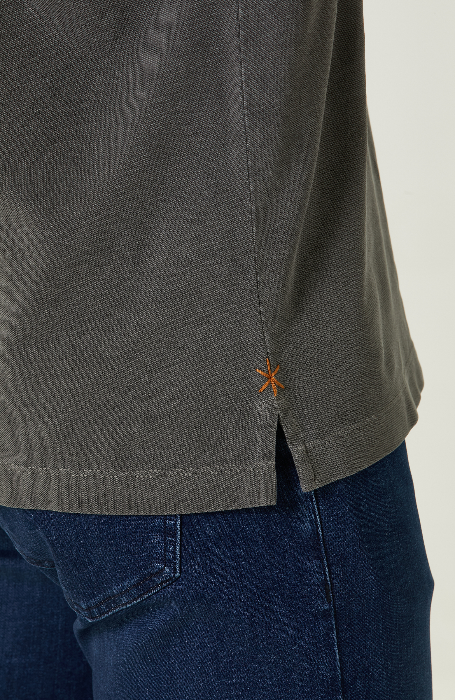 Antrasit Polo Yaka T-Shirt