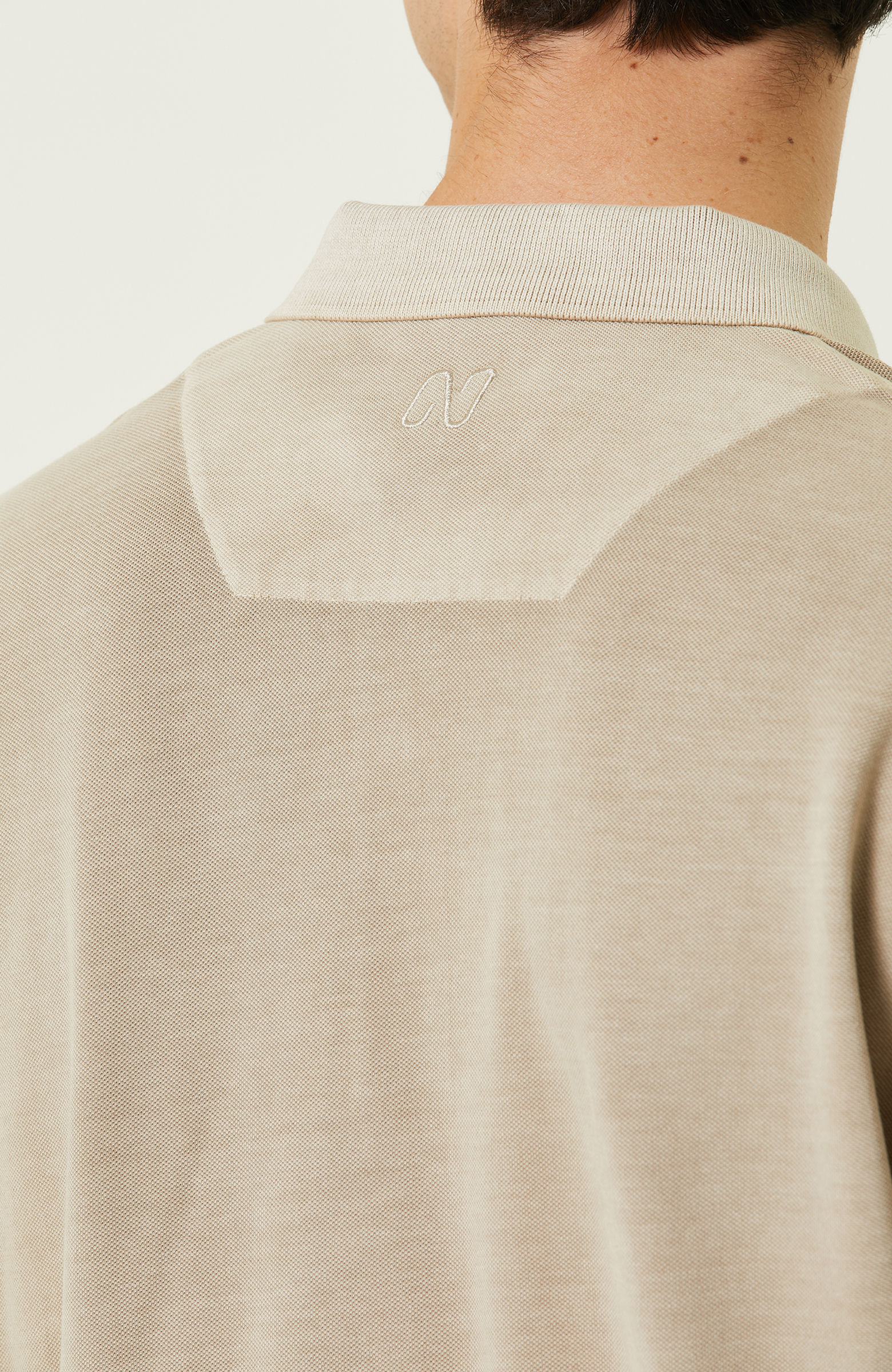 Taş Rengi Polo Yaka T-Shirt