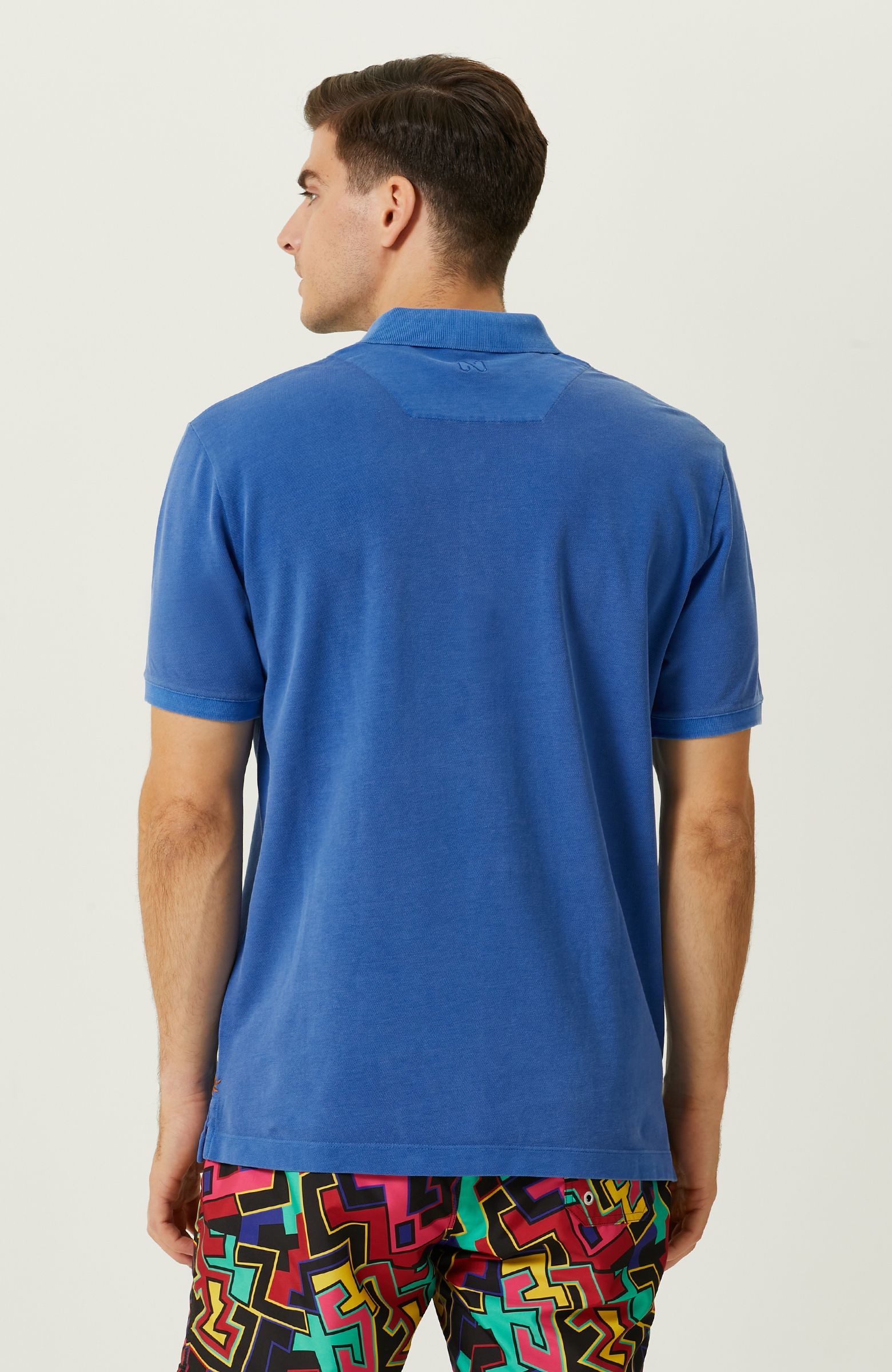 Saks Mavisi Polo Yaka T-Shirt