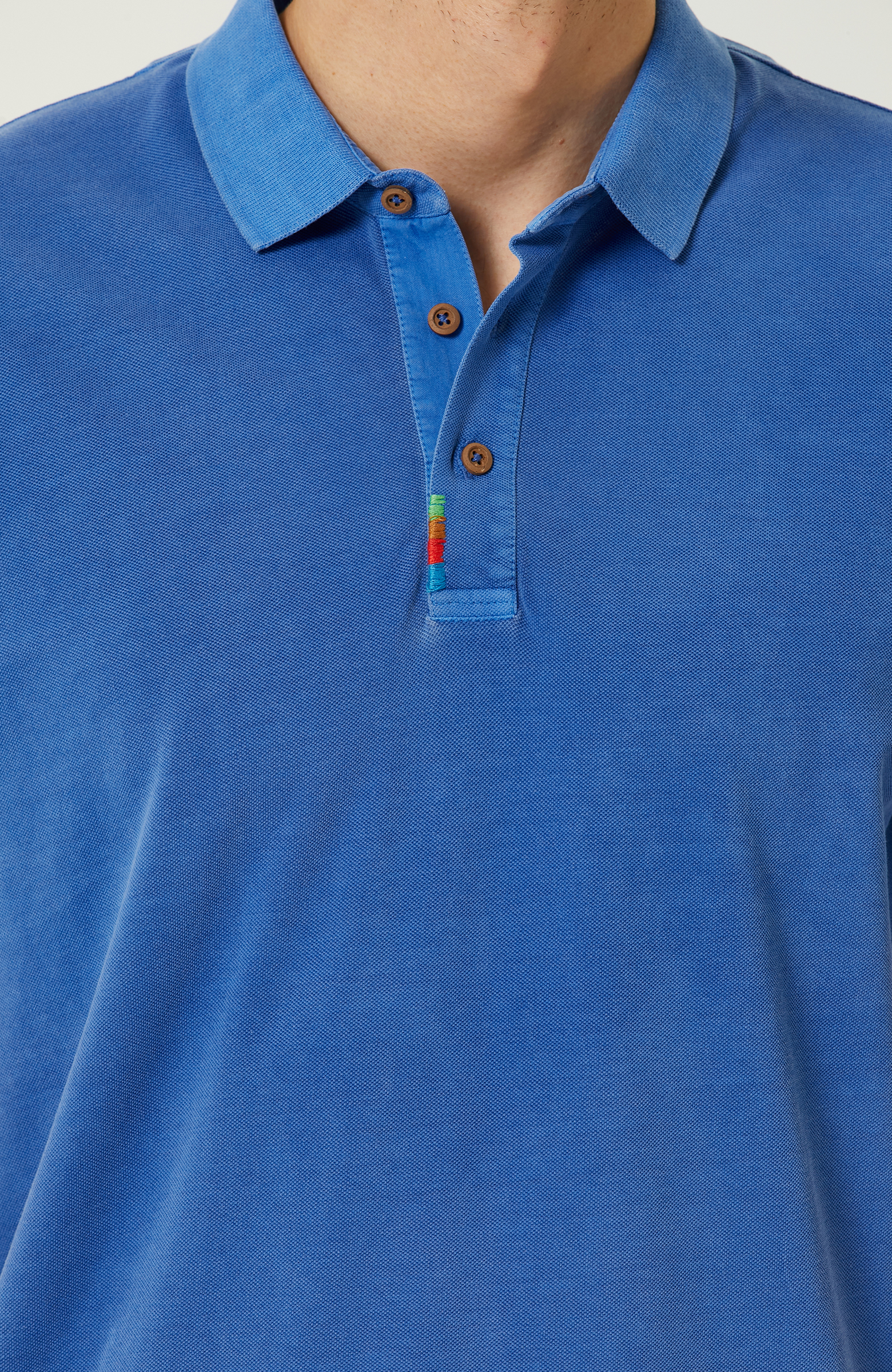 Saks Mavisi Polo Yaka T-Shirt