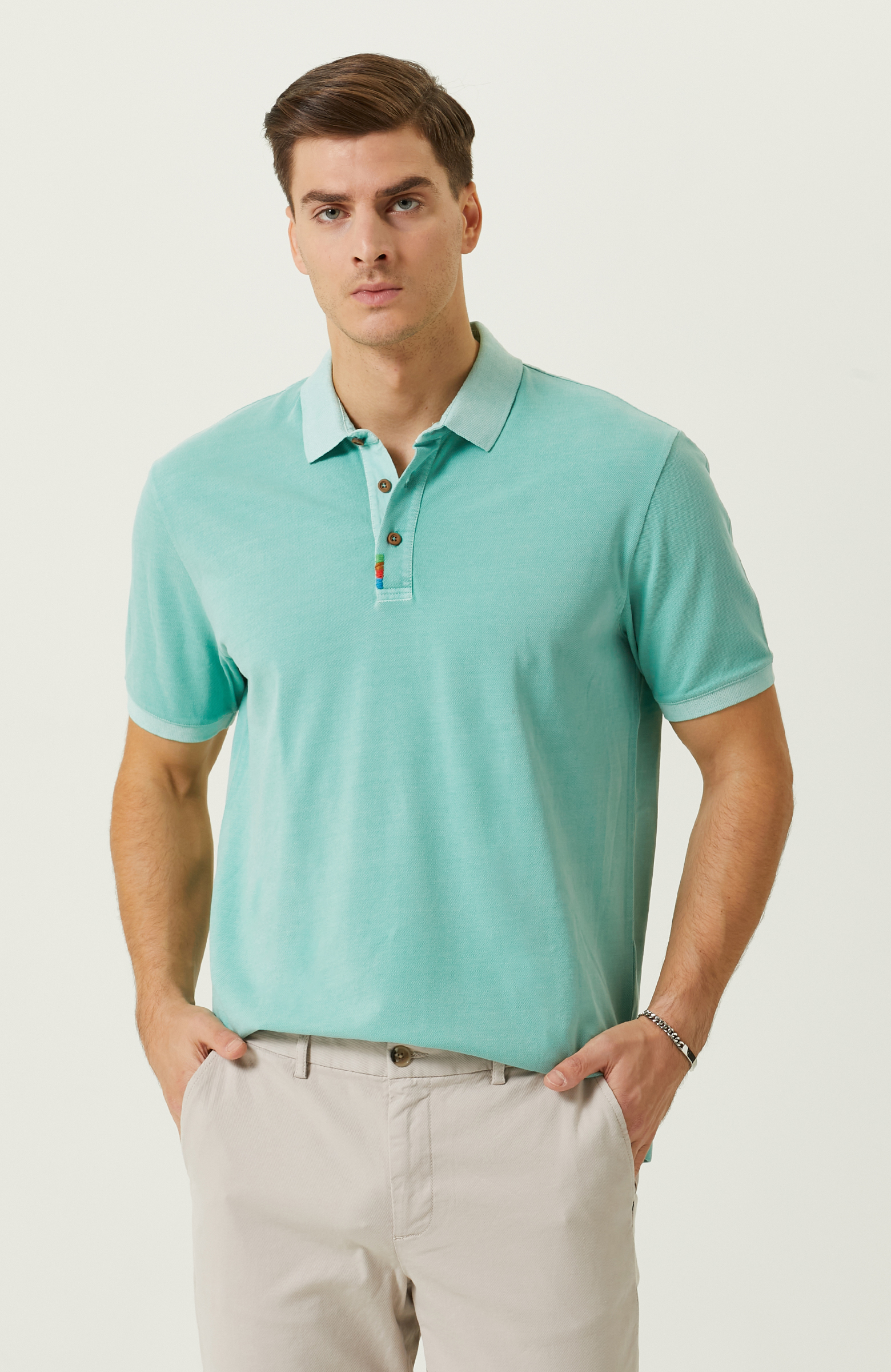 Mint Polo Yaka  T-shirt