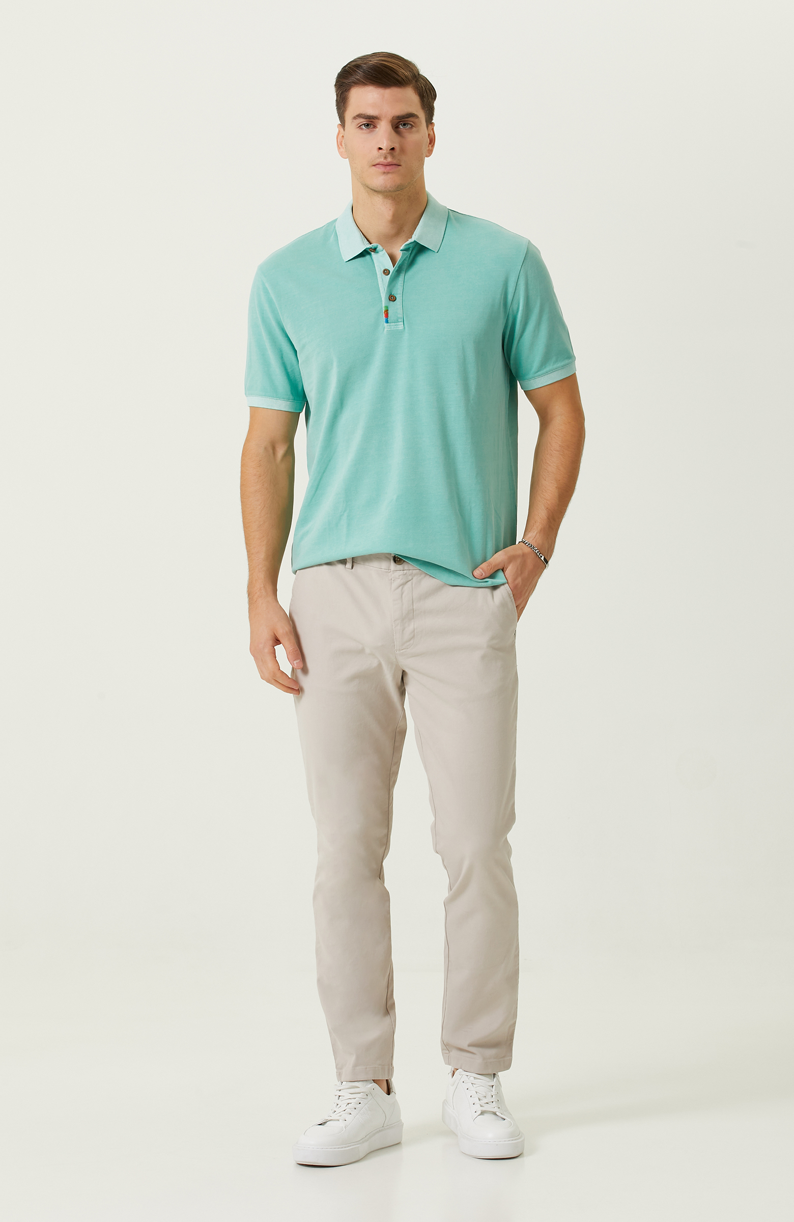 Mint Polo Yaka  T-shirt