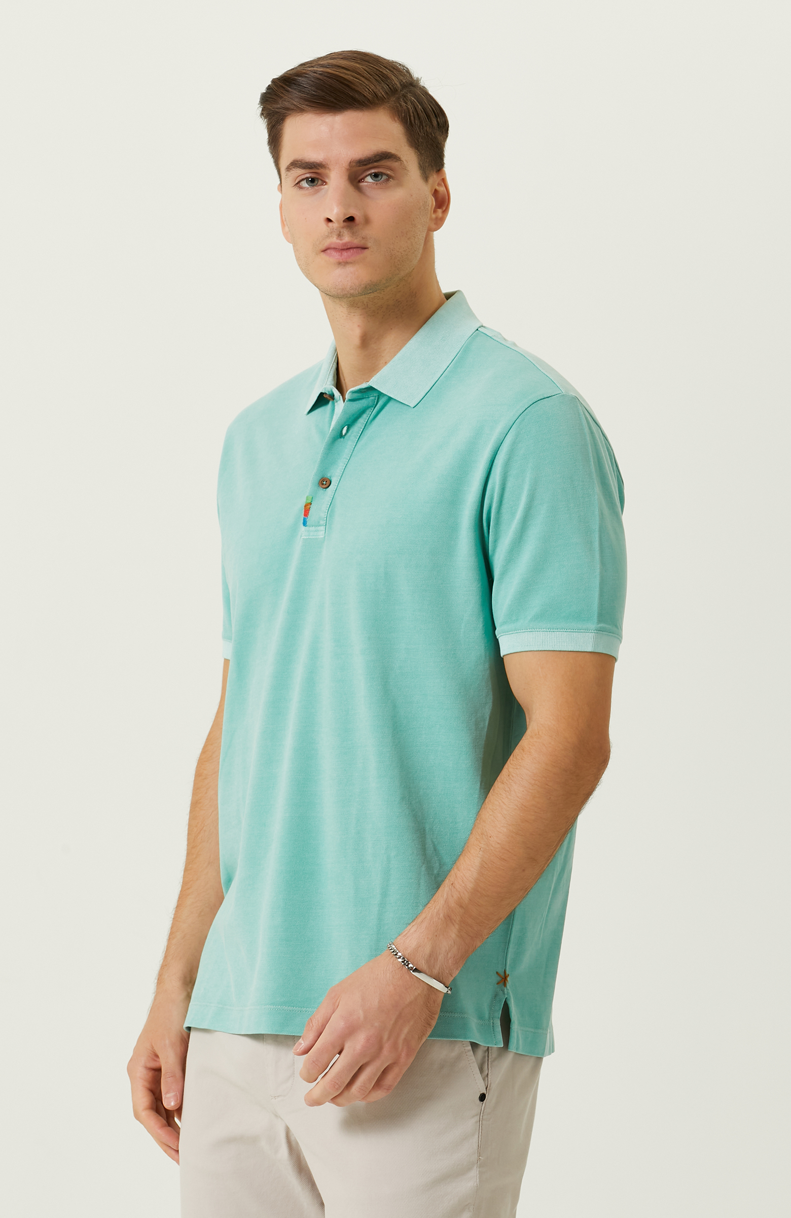 Mint Polo Yaka  T-shirt