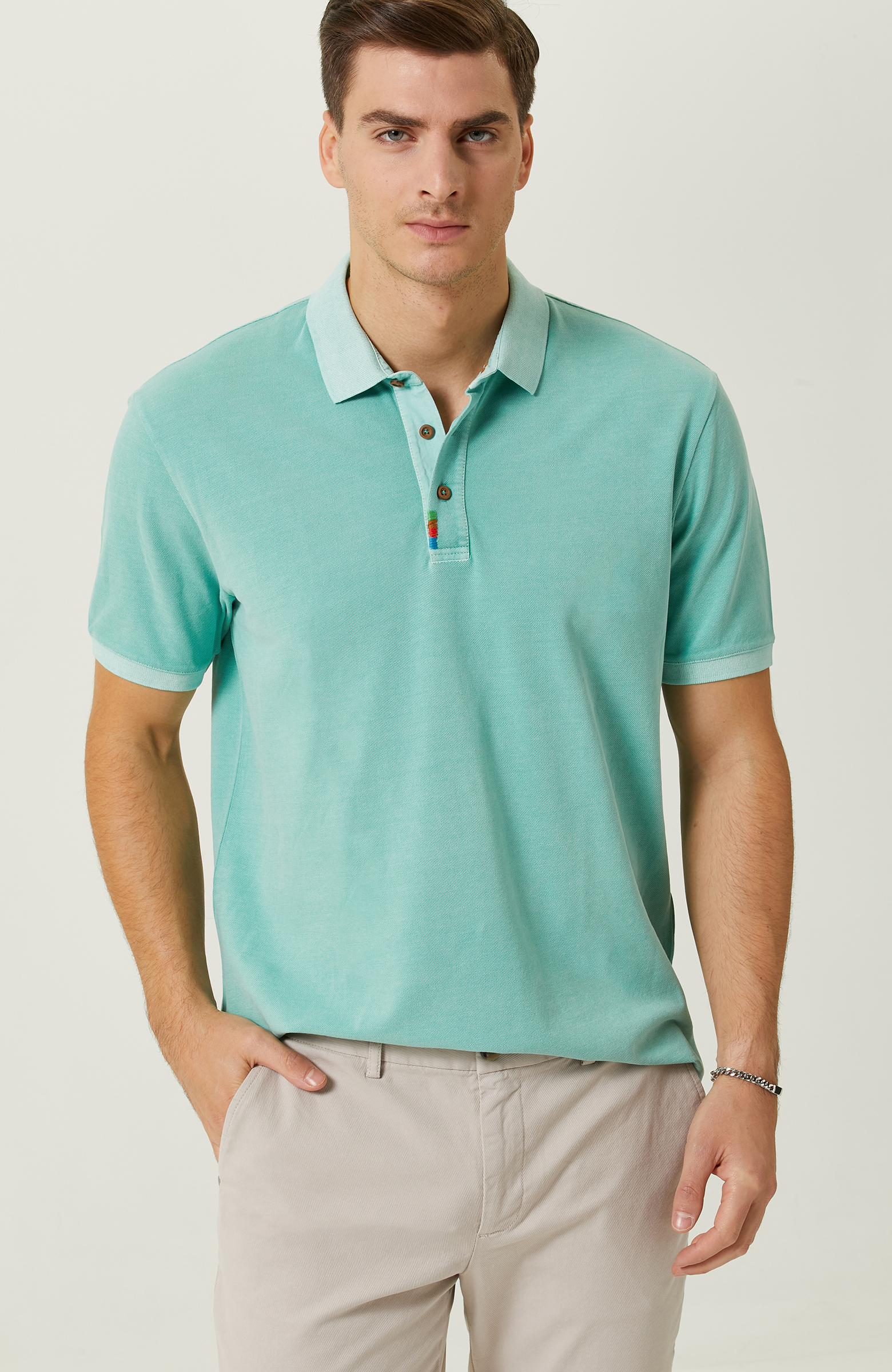 Mint Polo Yaka  T-shirt