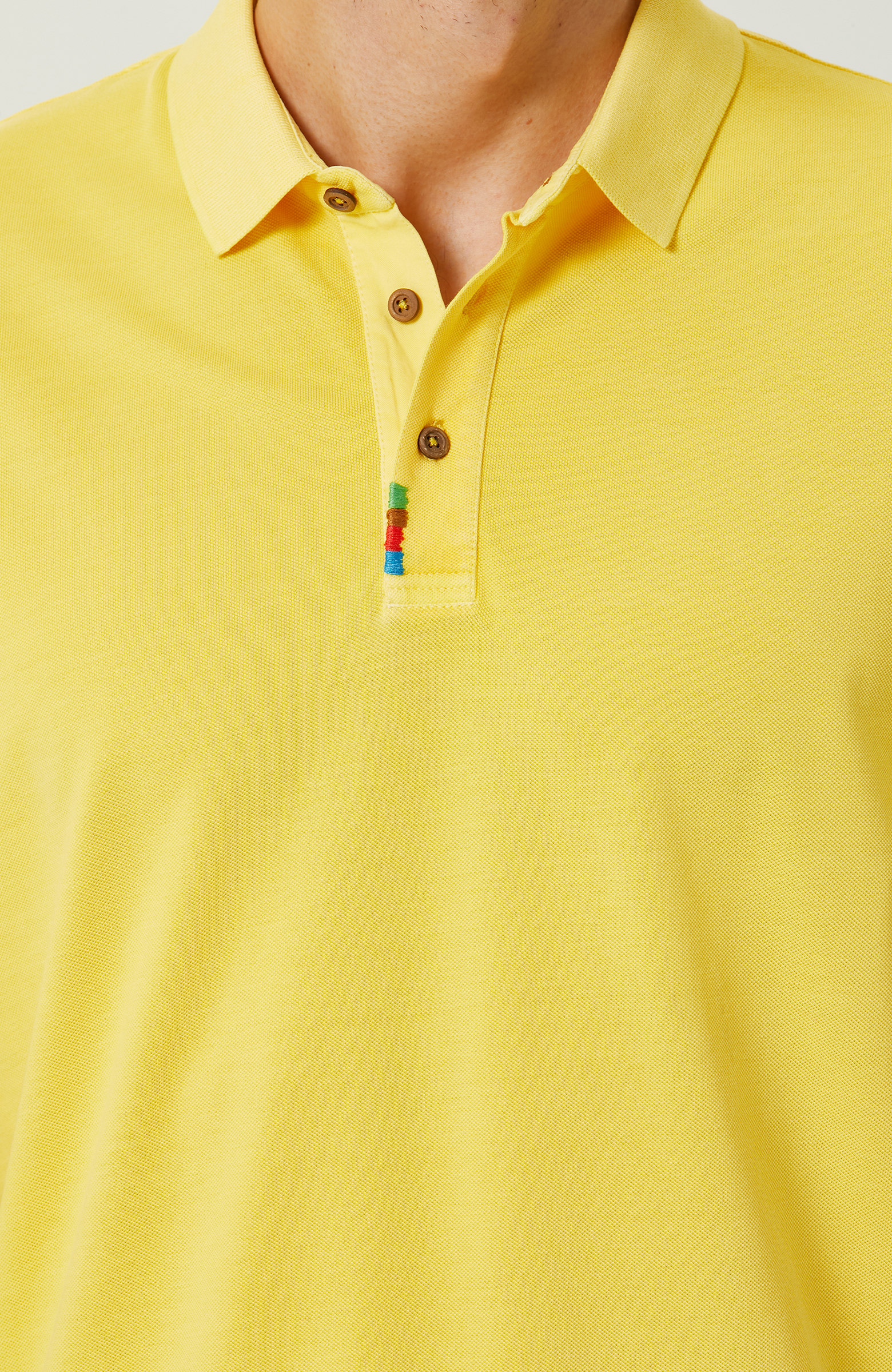 Sarı Polo Yaka T-Shirt