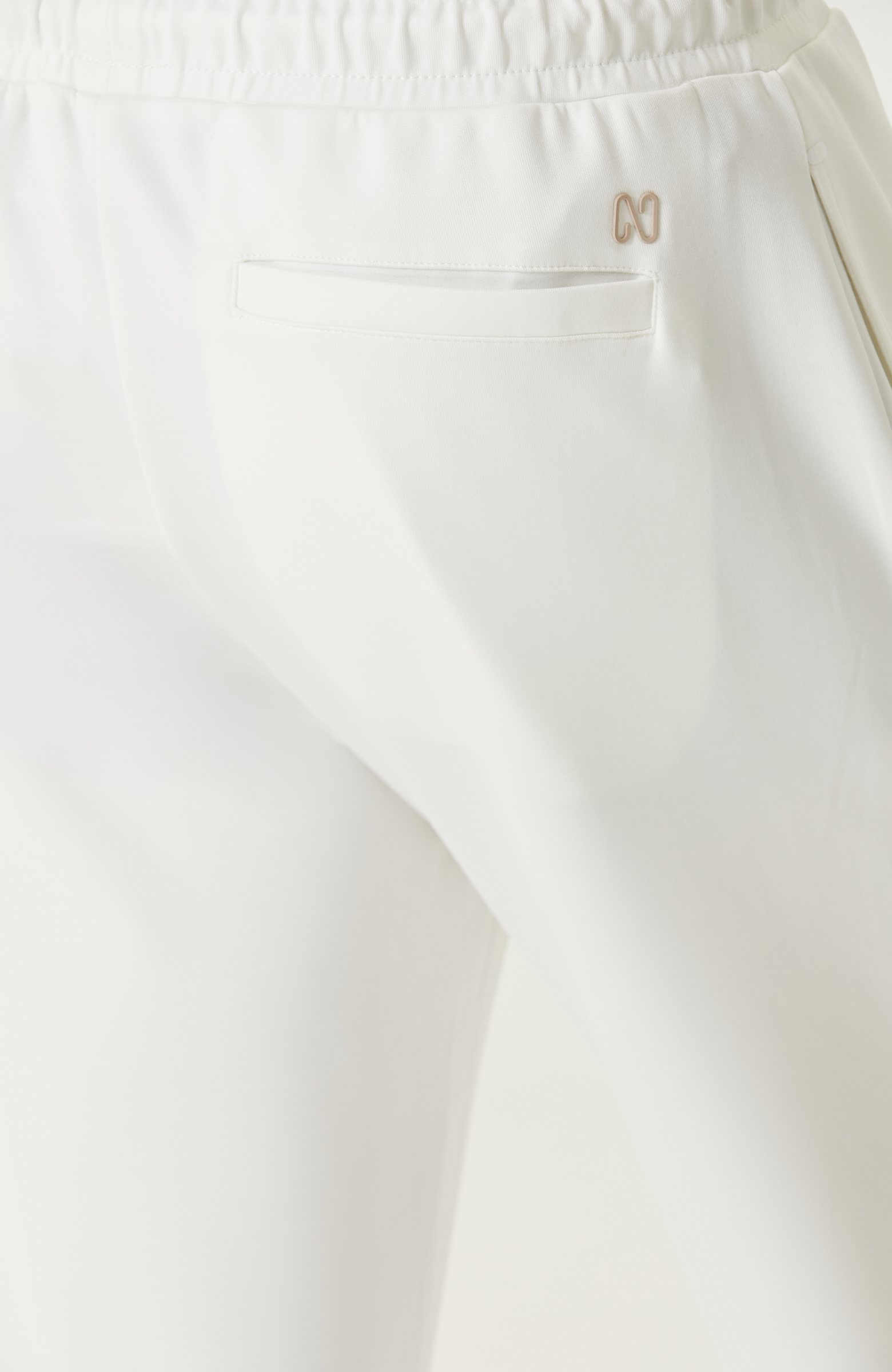 N-Tech Kırık Beyaz Beli Kordonlu Eşofman Altı