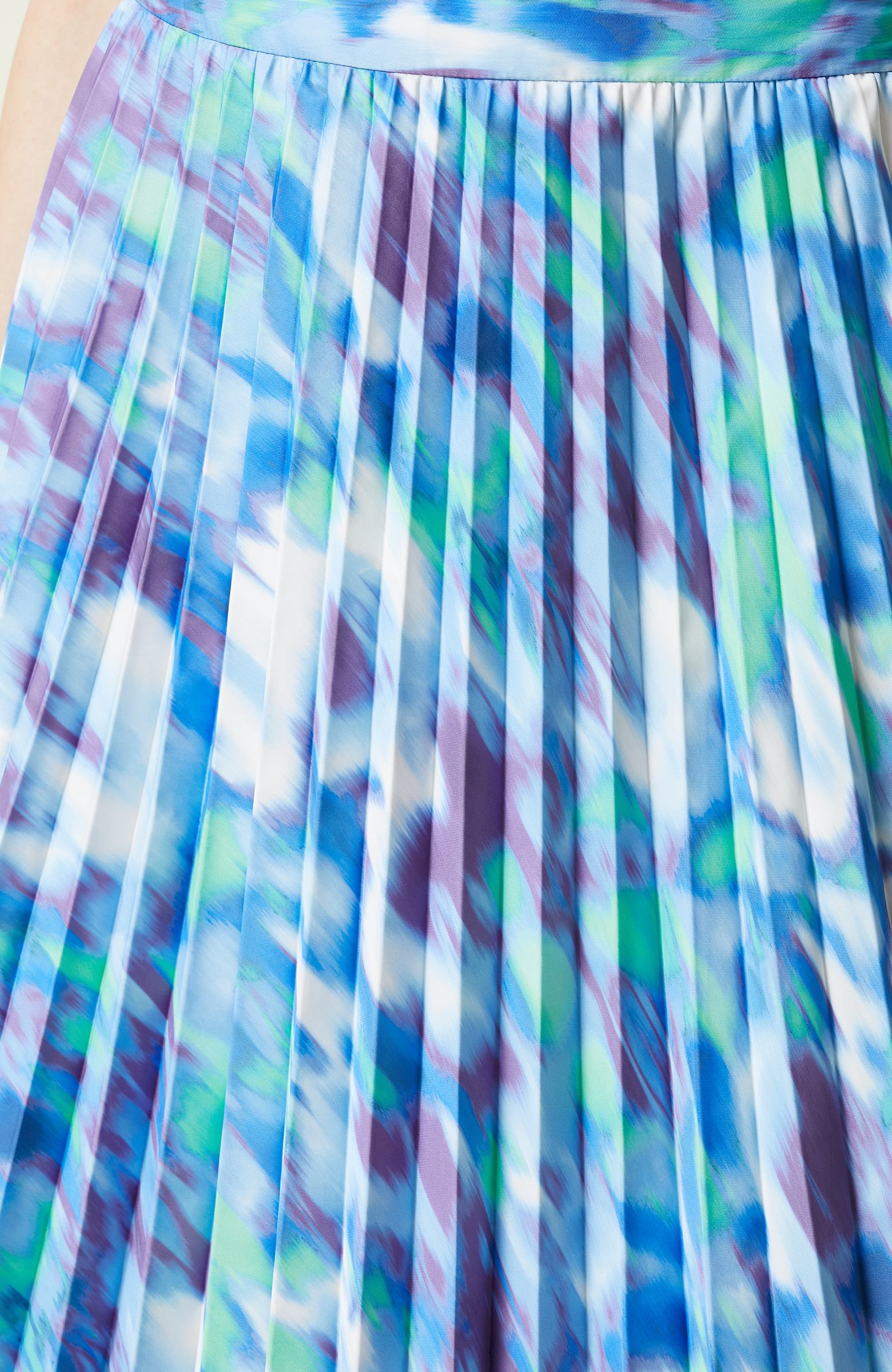 Mavi Desenli Mid Boy Etek