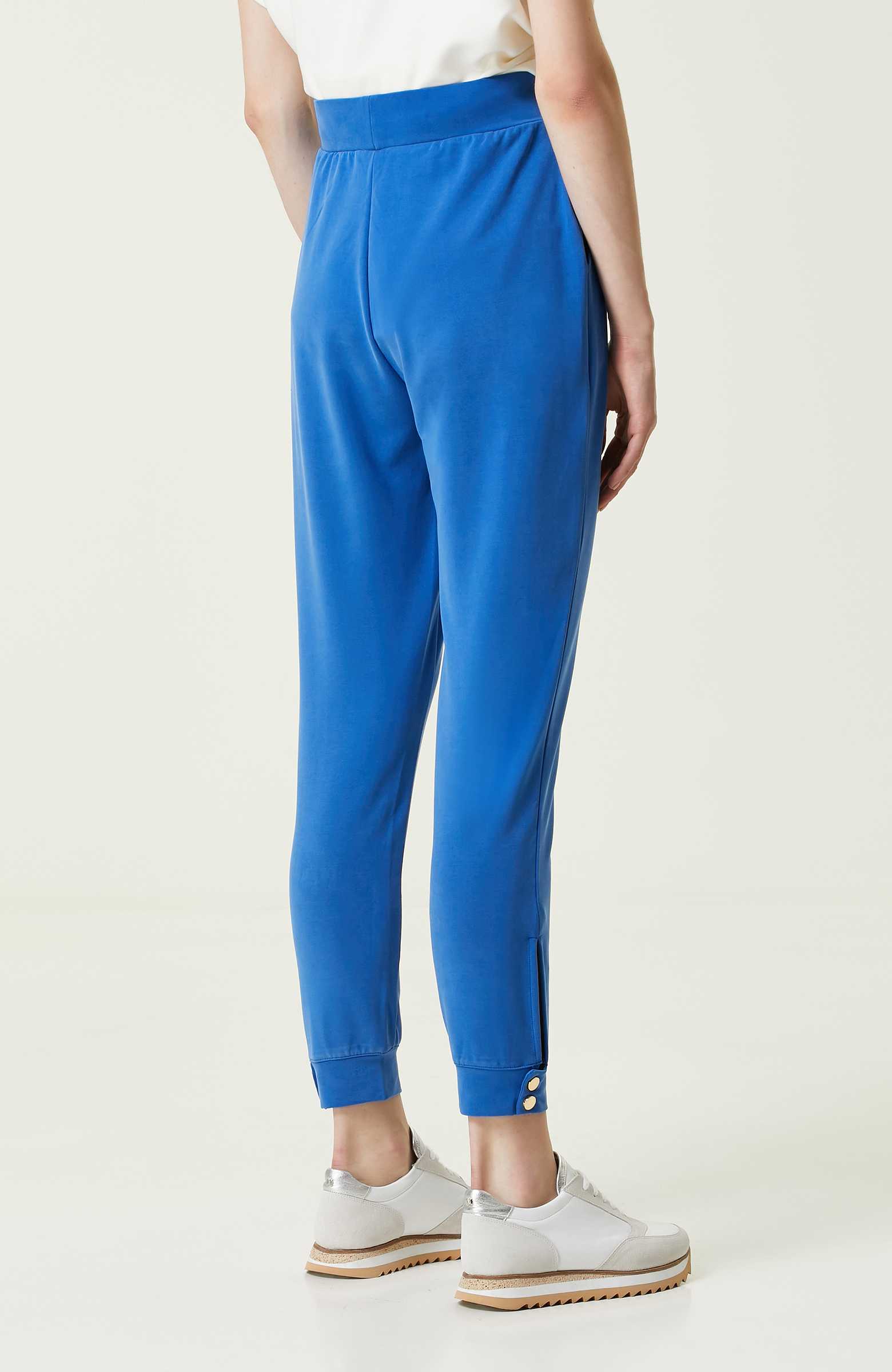 Saks Mavisi Lastik Paça Penye Eşofman