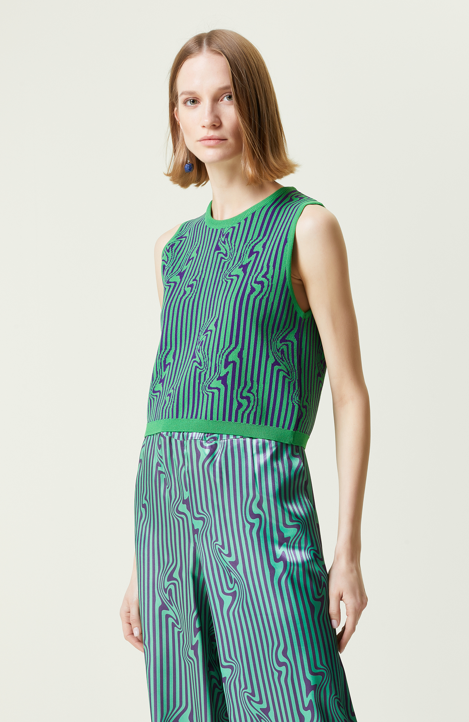 Mor Kolsuz Bisiklet Yaka Triko Kazak