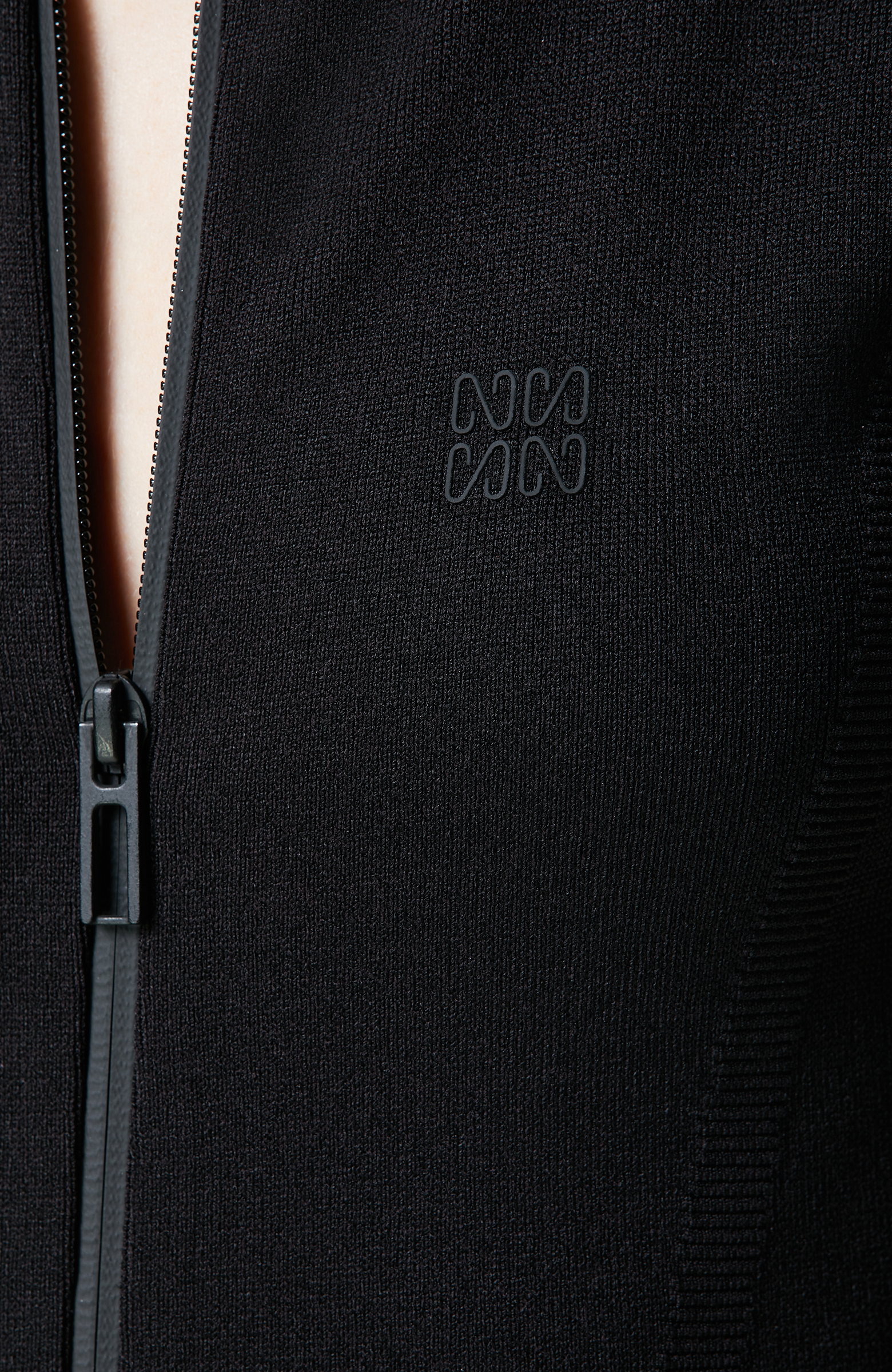 N-Tech Siyah Kolsuz Bisiklet Yaka Elbise