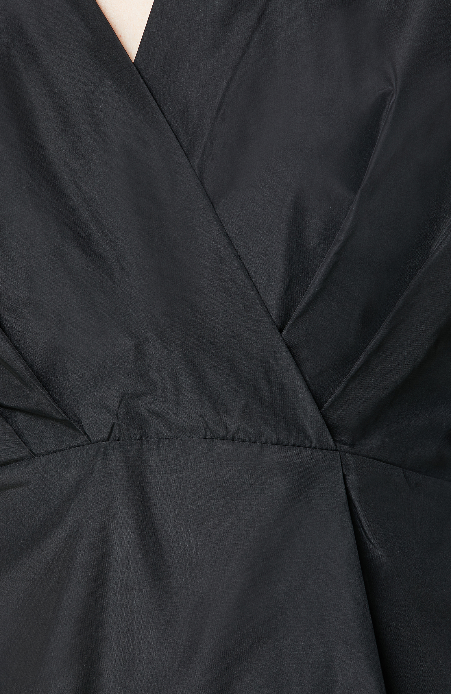 Siyah Uzun Kollu Gömlek Yaka Elbise