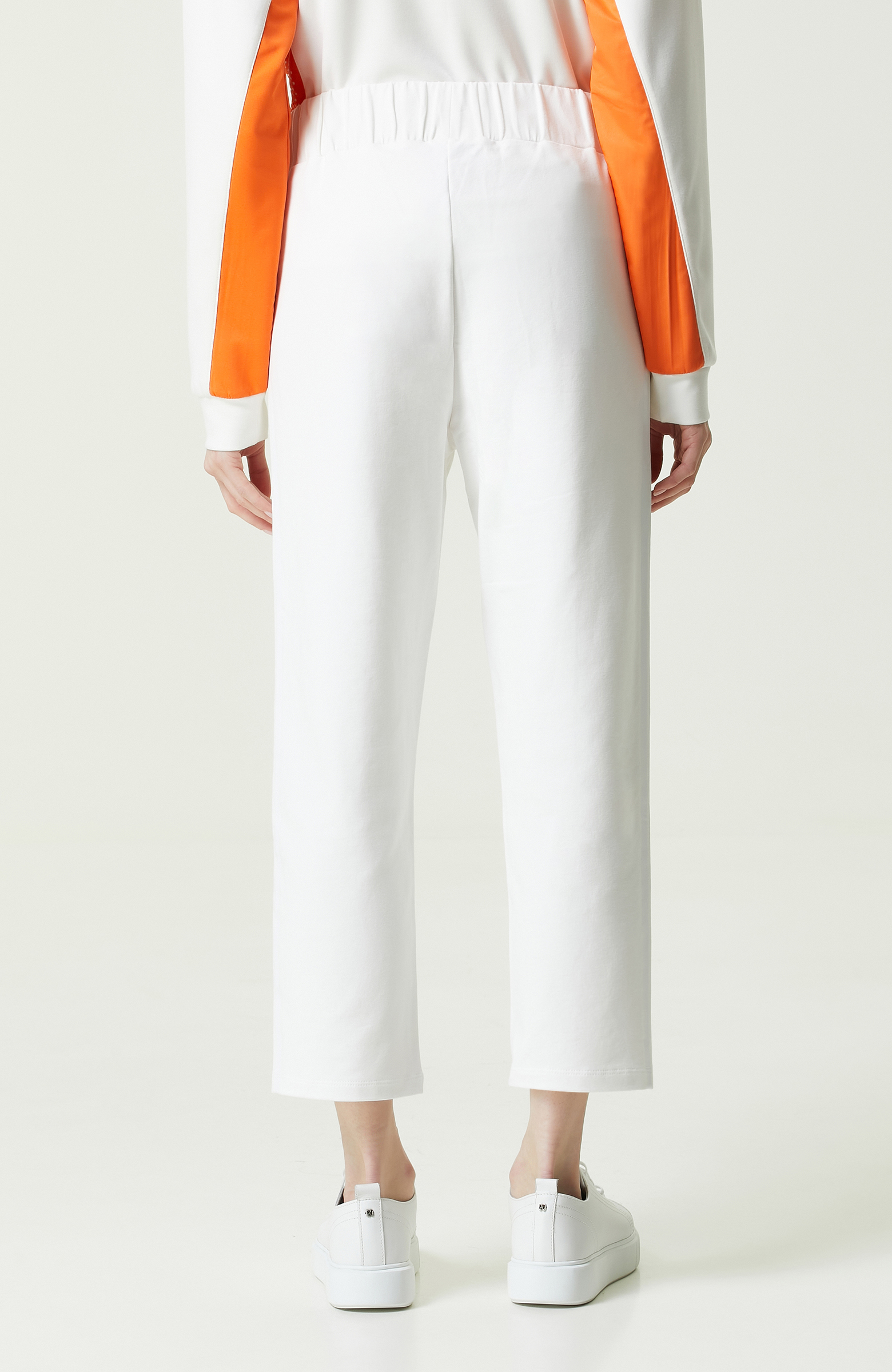 N-Tech Ekru Düz Paça Yan Cep Fermuarlı Eşofman Altı