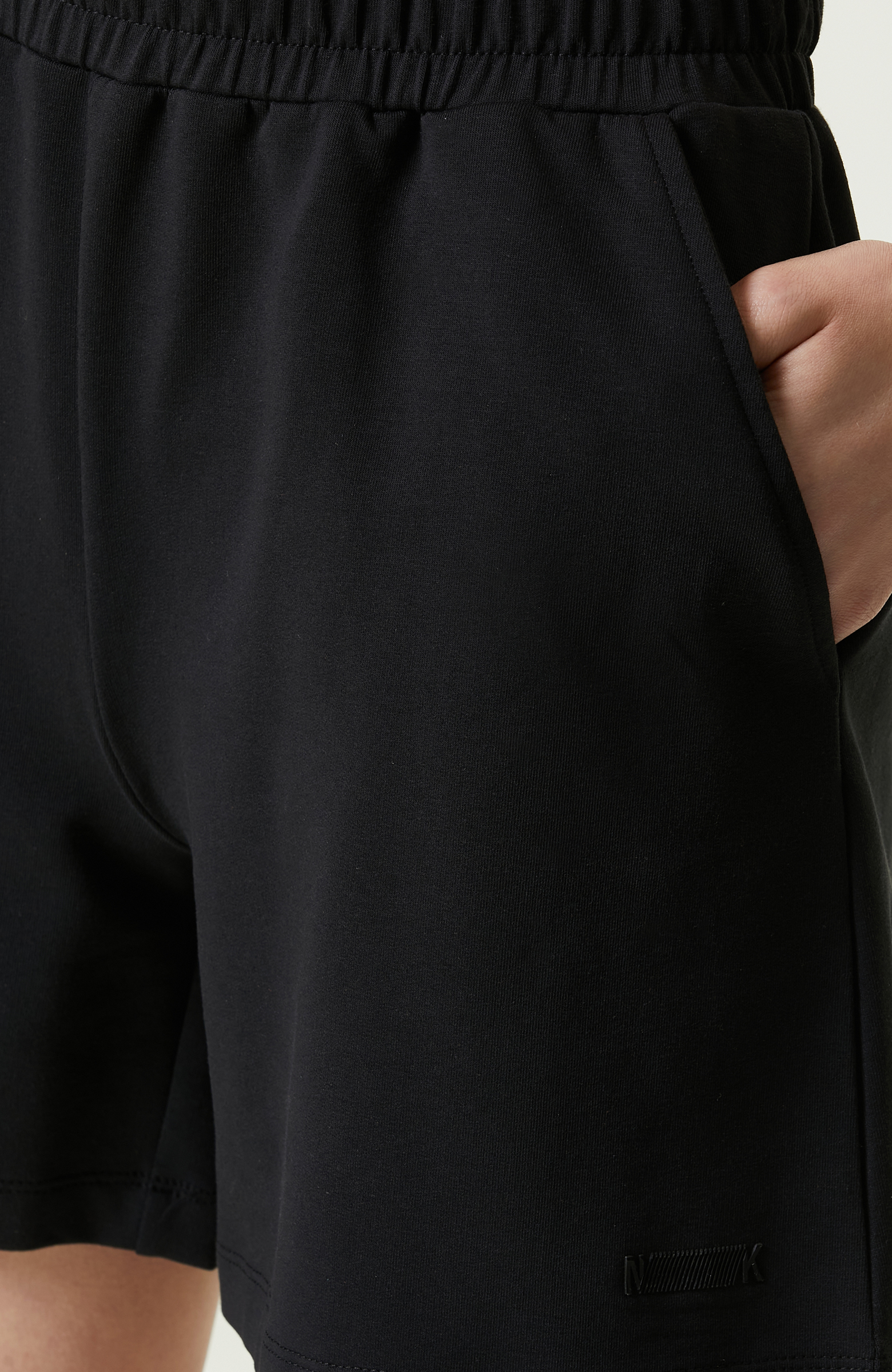 N-Tech Siyah Penye Şort