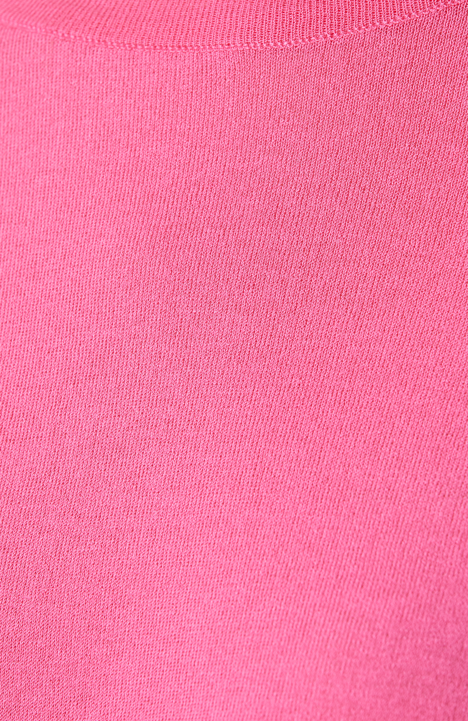 Pembe Kısa Kollu Bisiklet Yaka Kazak