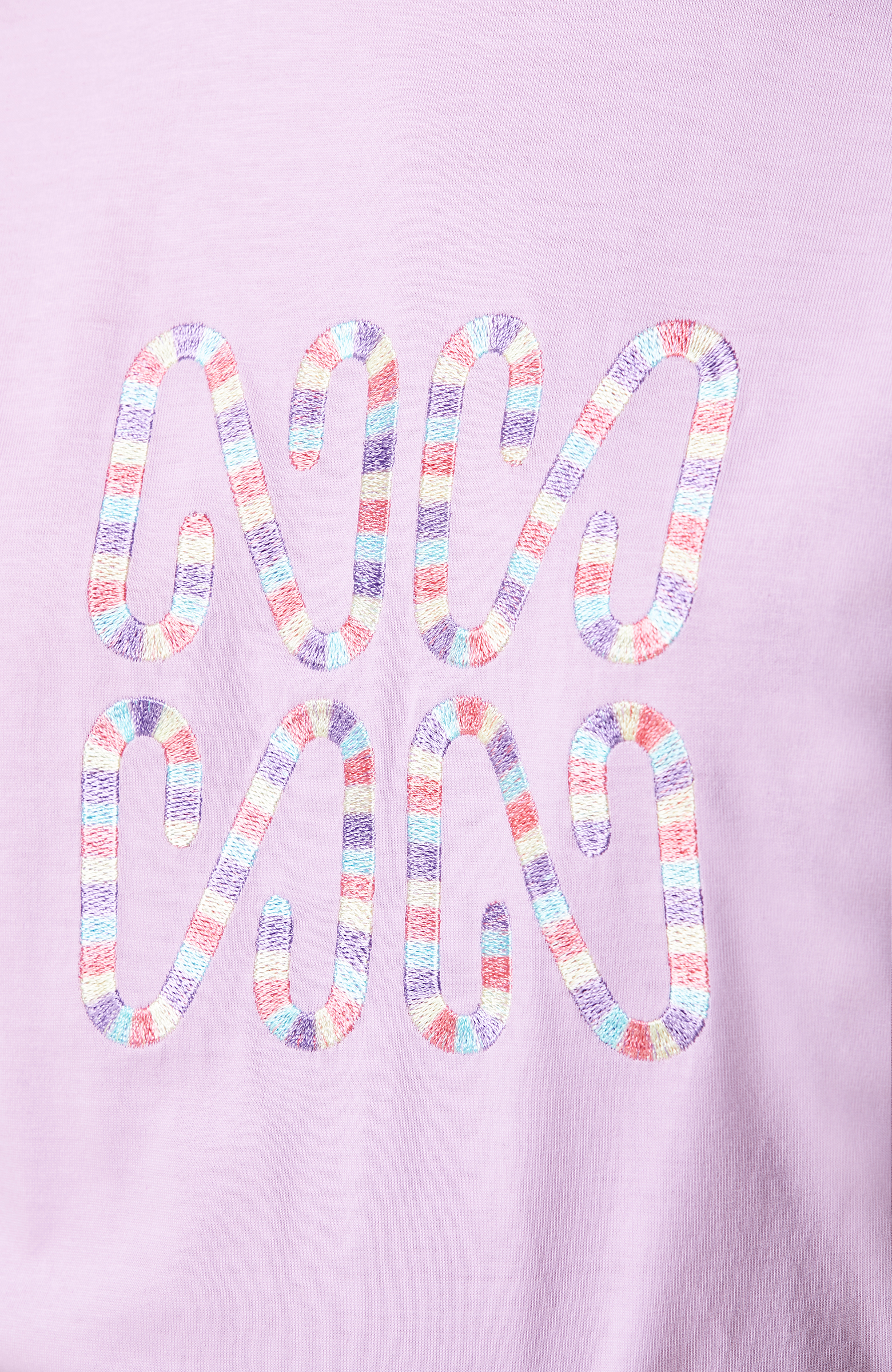 Pembe Bisiklet Yaka Penye T-Shirt