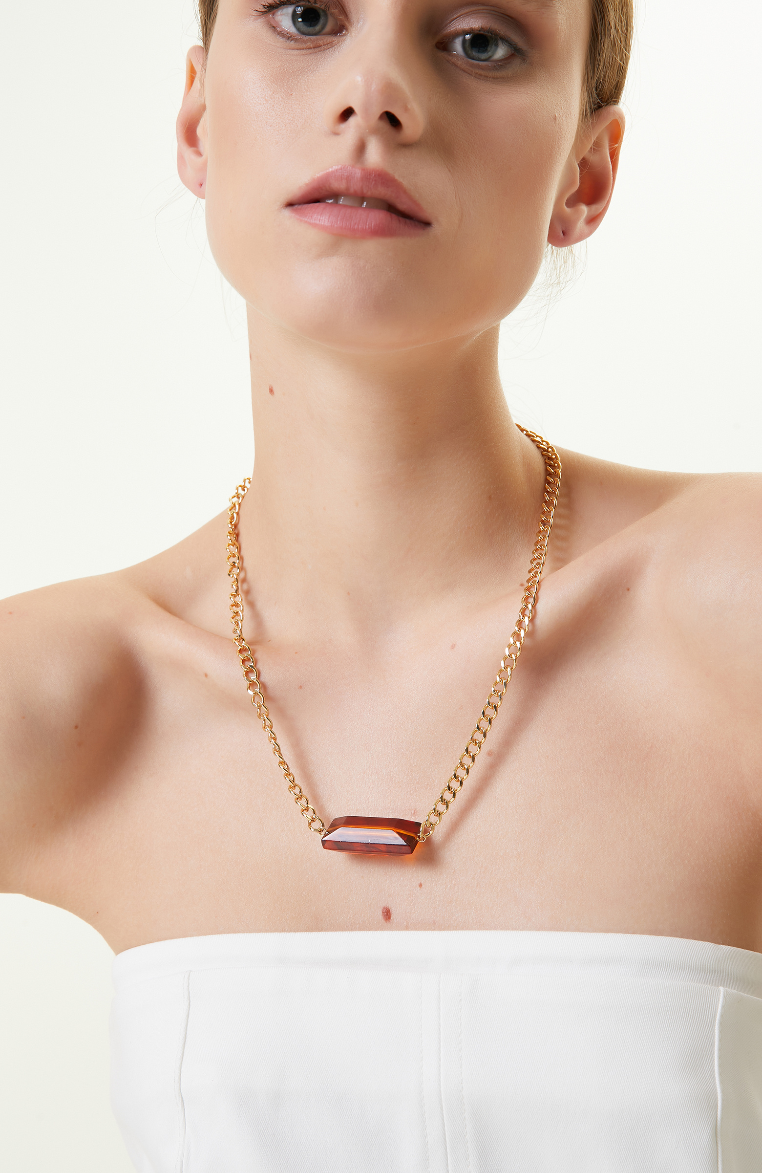 Gold Altın Rengi Kadın Kolye