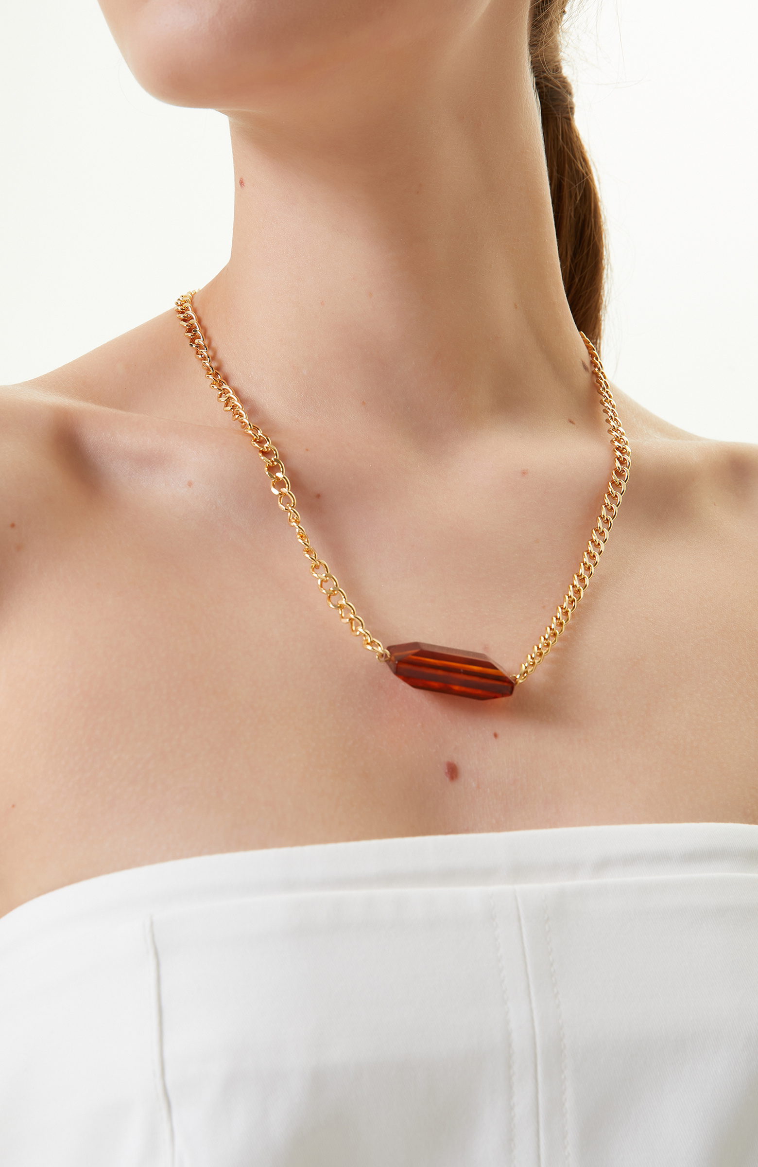 Gold Altın Rengi Kadın Kolye