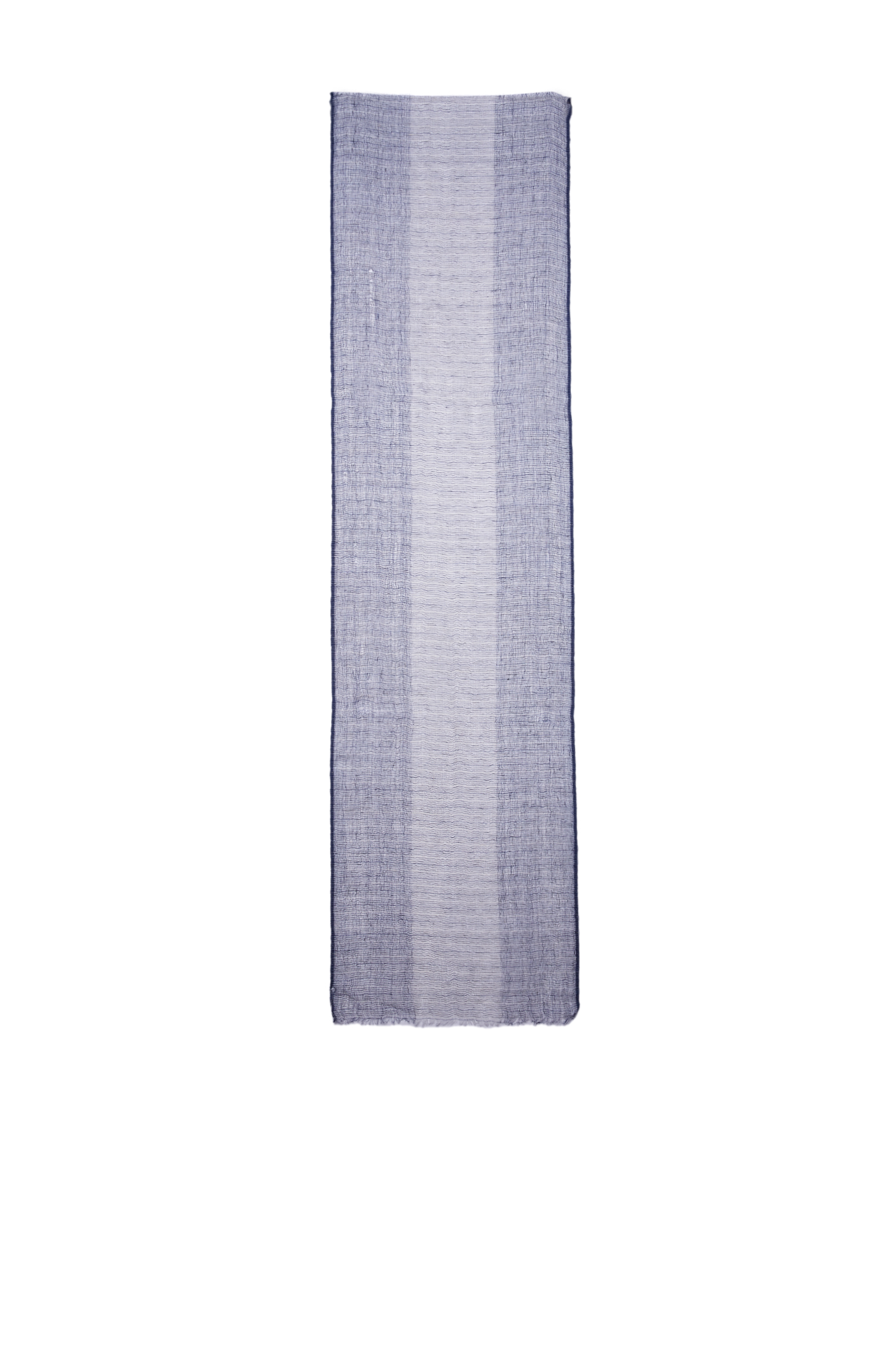 Lacivert Beyaz Erkek Keten Şal