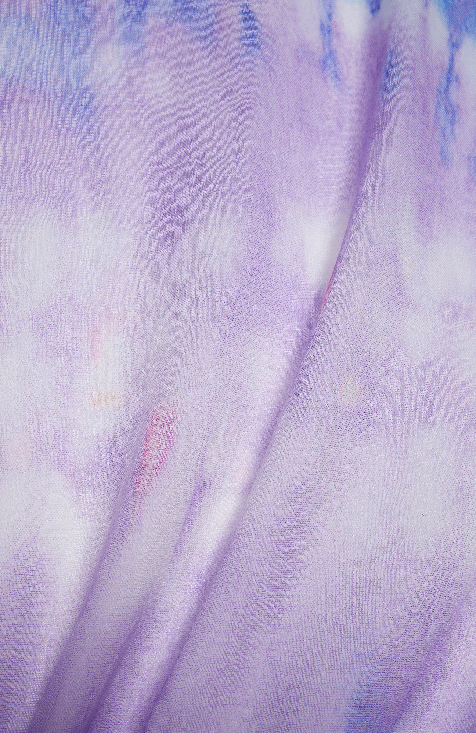 Lila Batik Desenli Kadın Şal