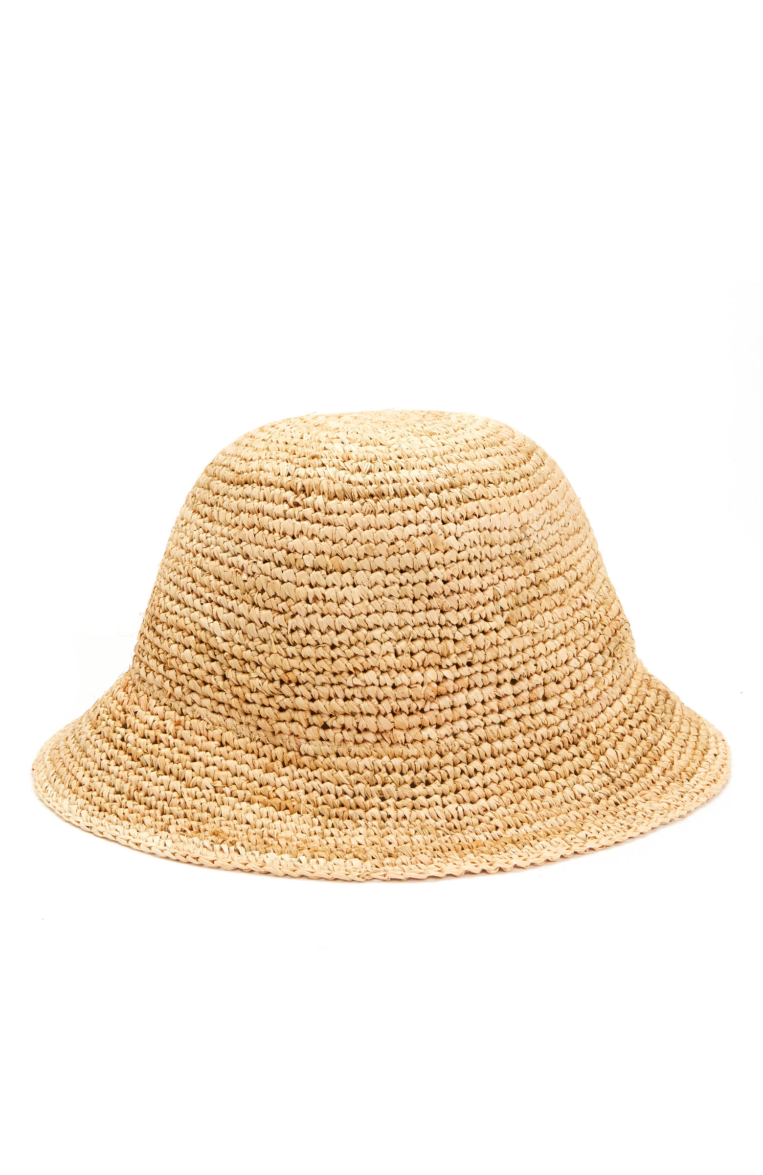 Bej Kadın Hasır Şapka