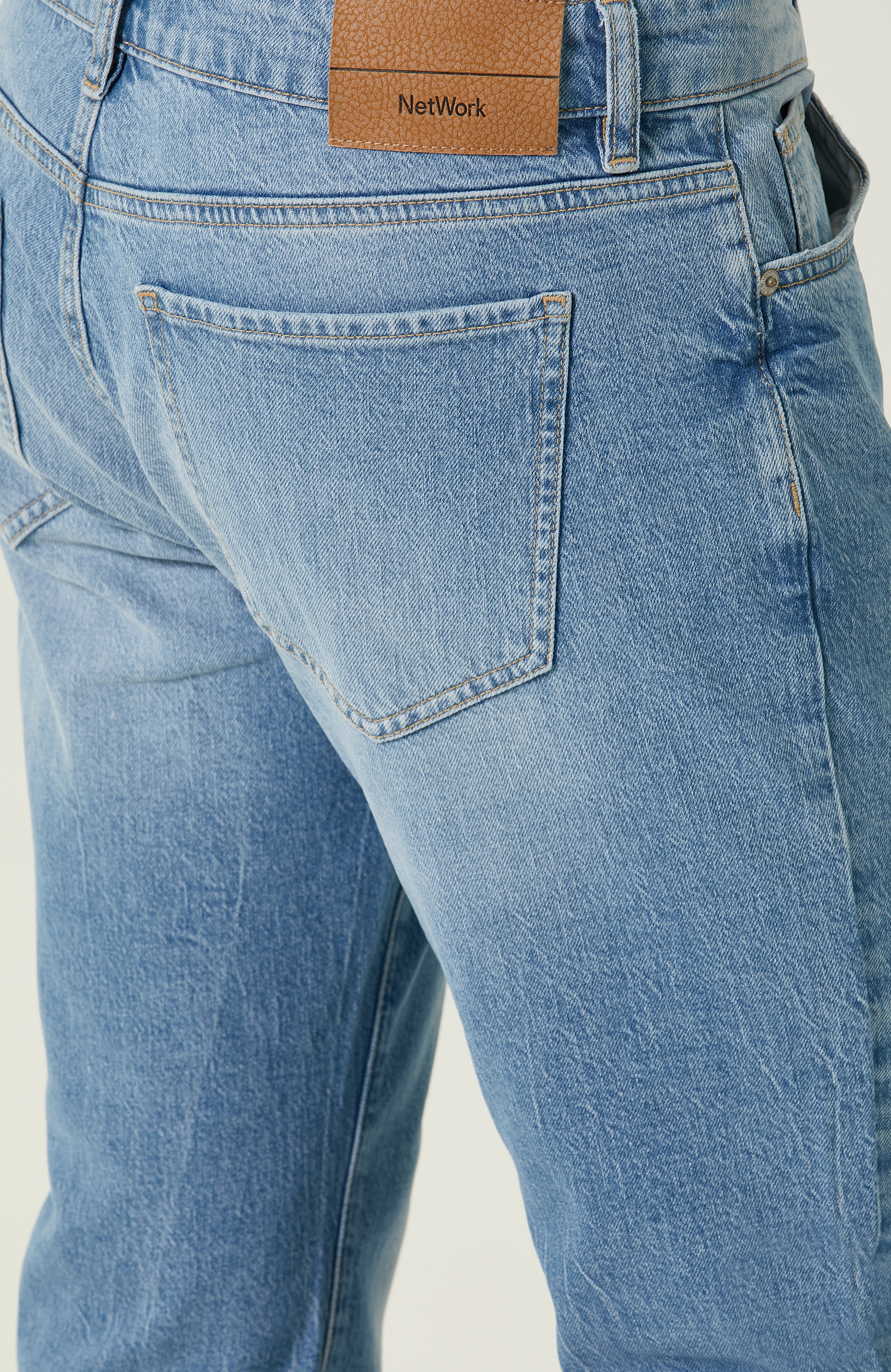 Açık Mavi Denim Pantolon