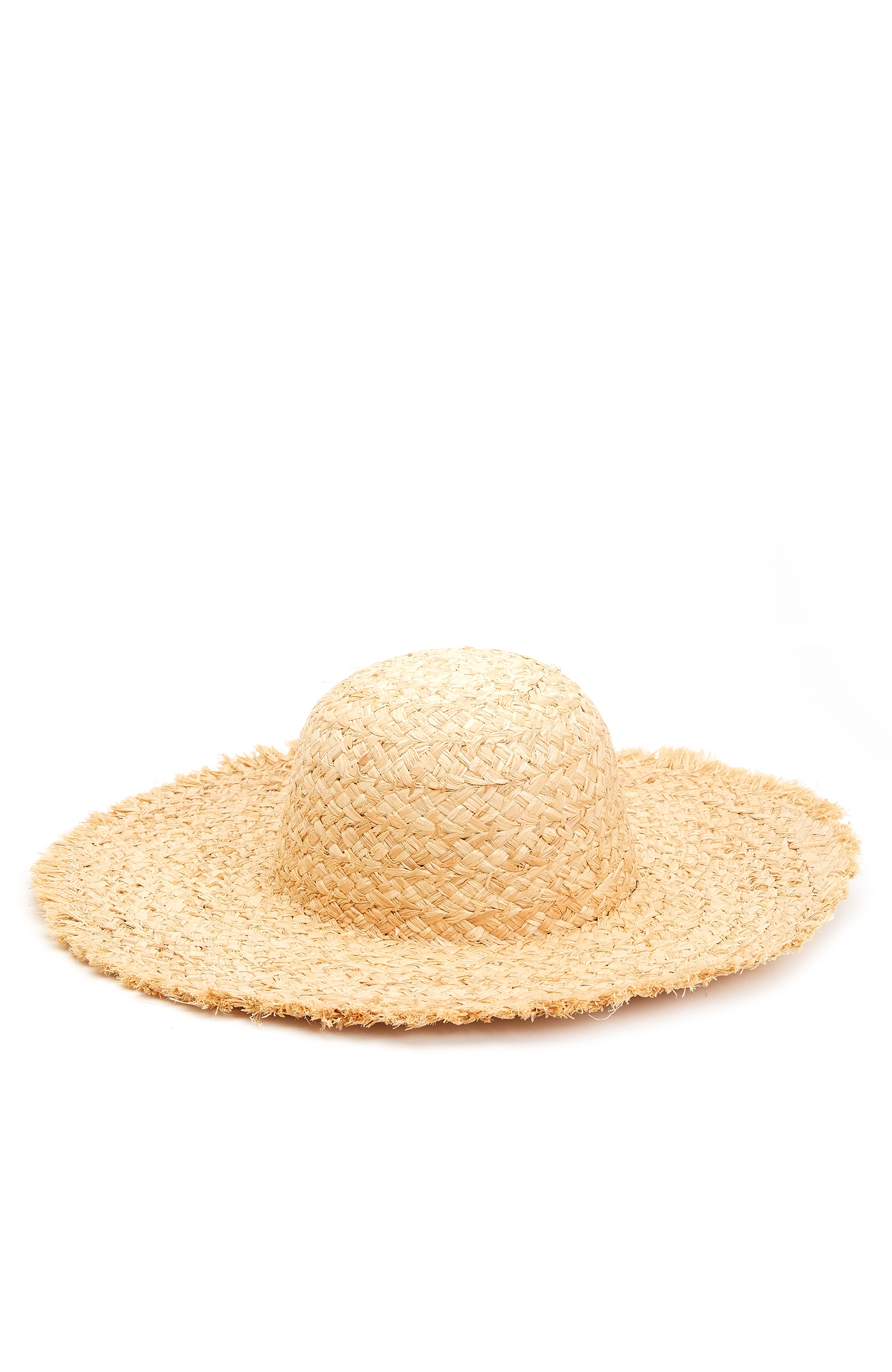 Ekru Kadın Hasır Şapka