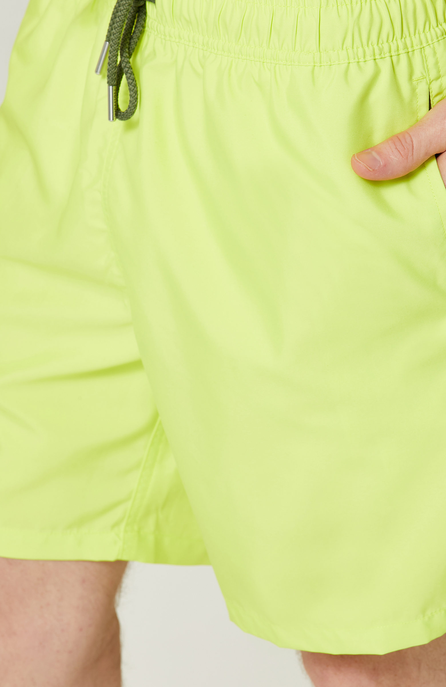 Yan Cepli Neon Yeşil Mayo